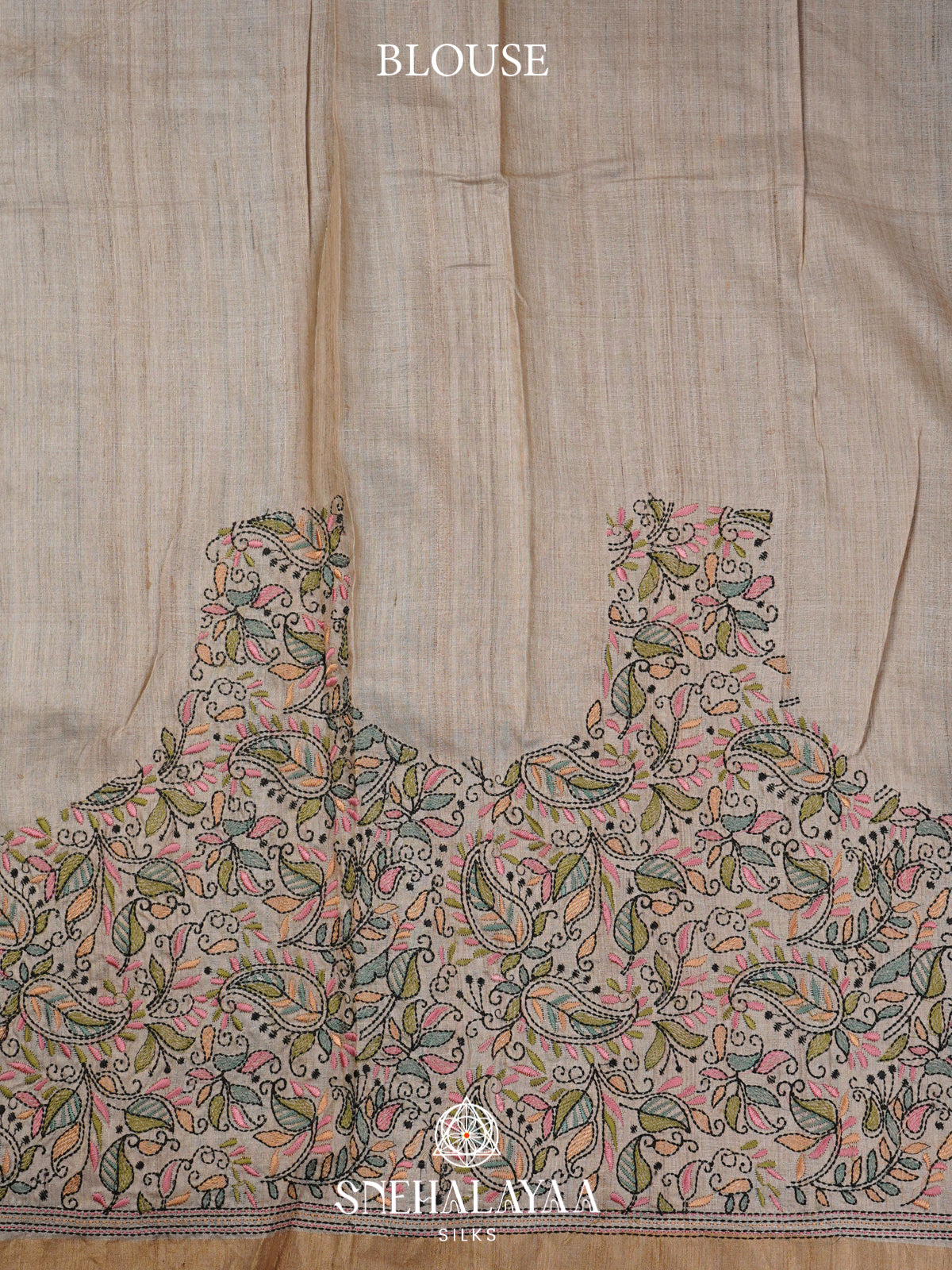 Forest Green  Tussar Saree