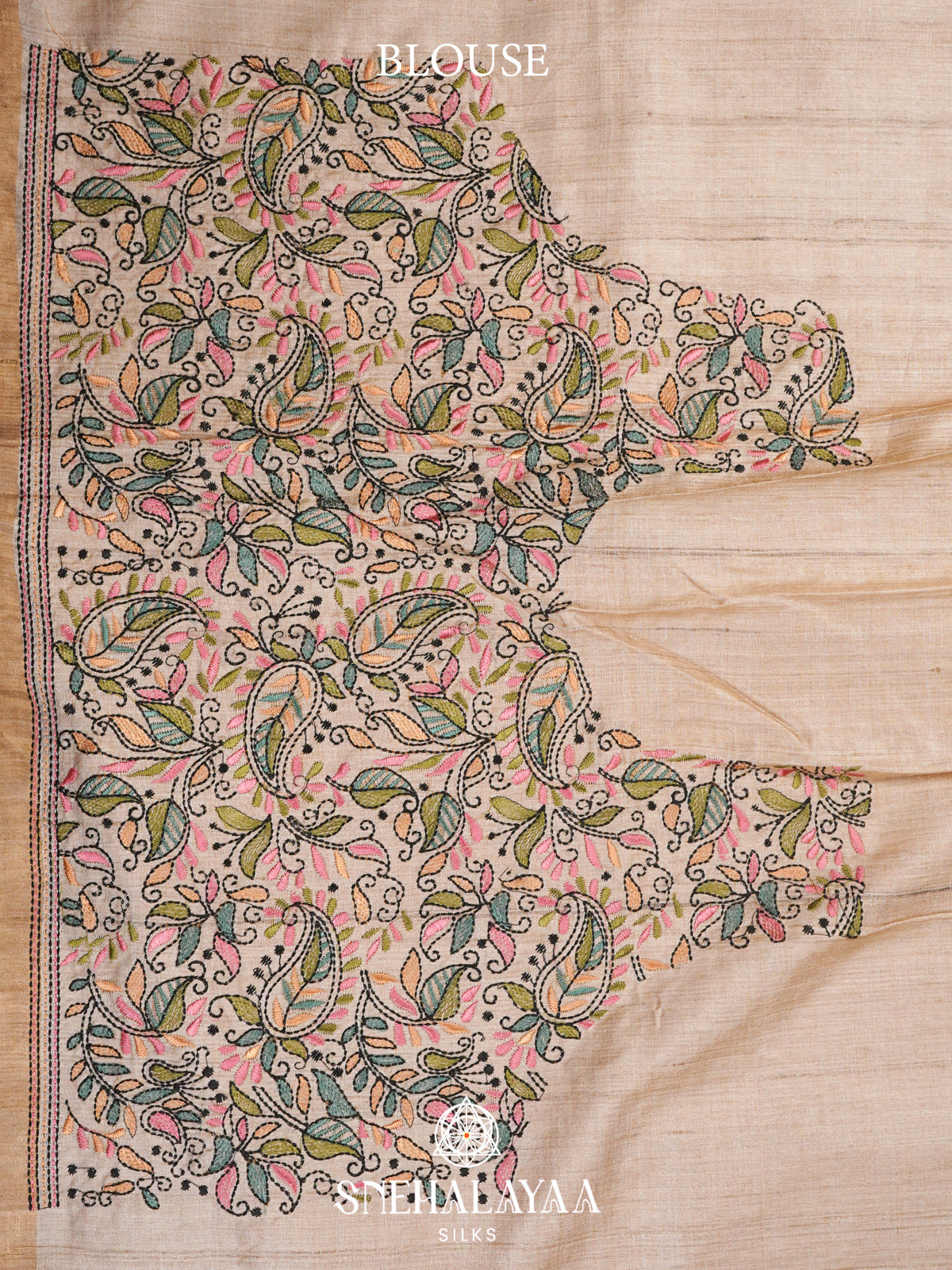 Mango Yellow  Tussar Saree