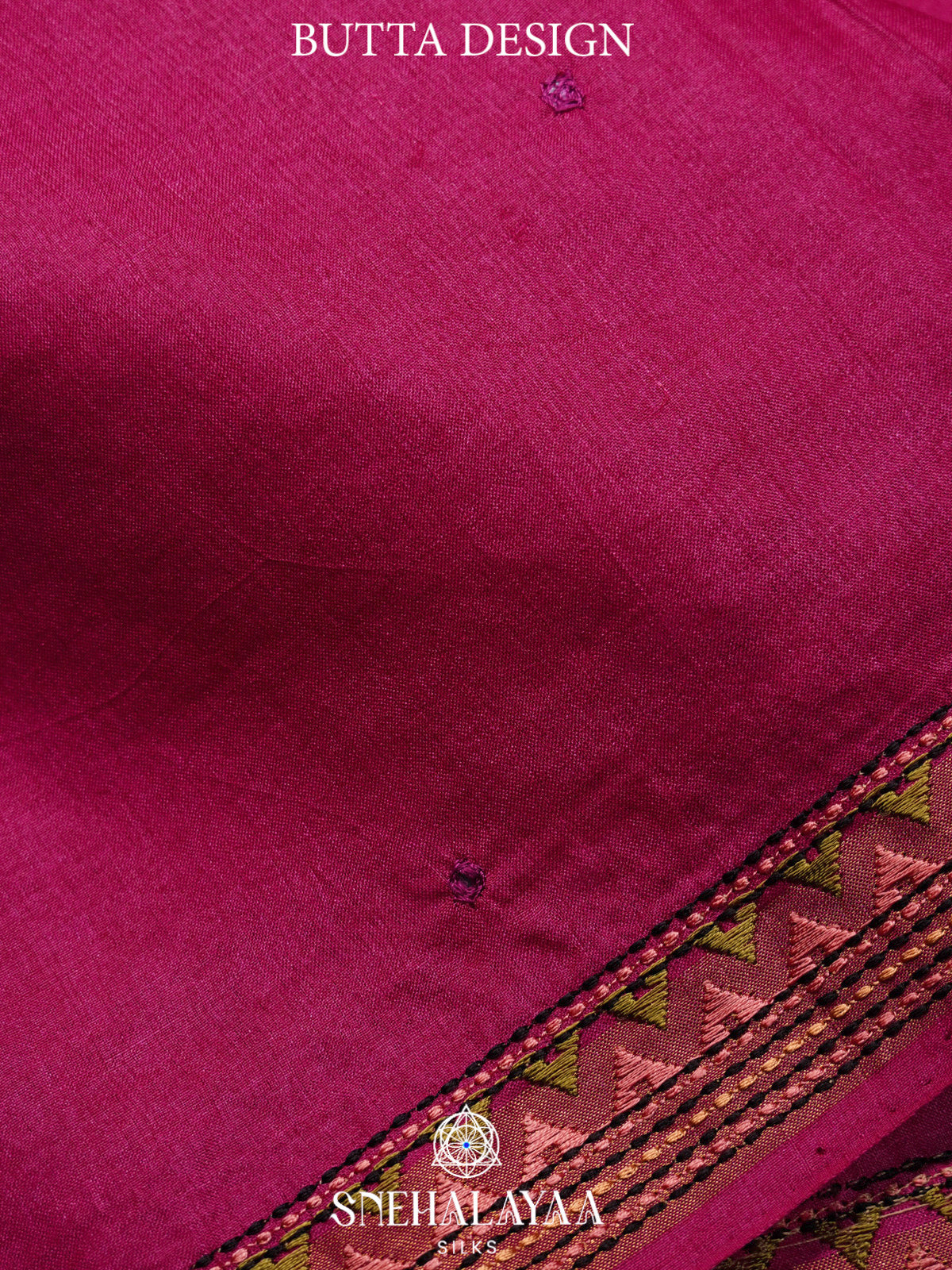Pink Tussar Saree