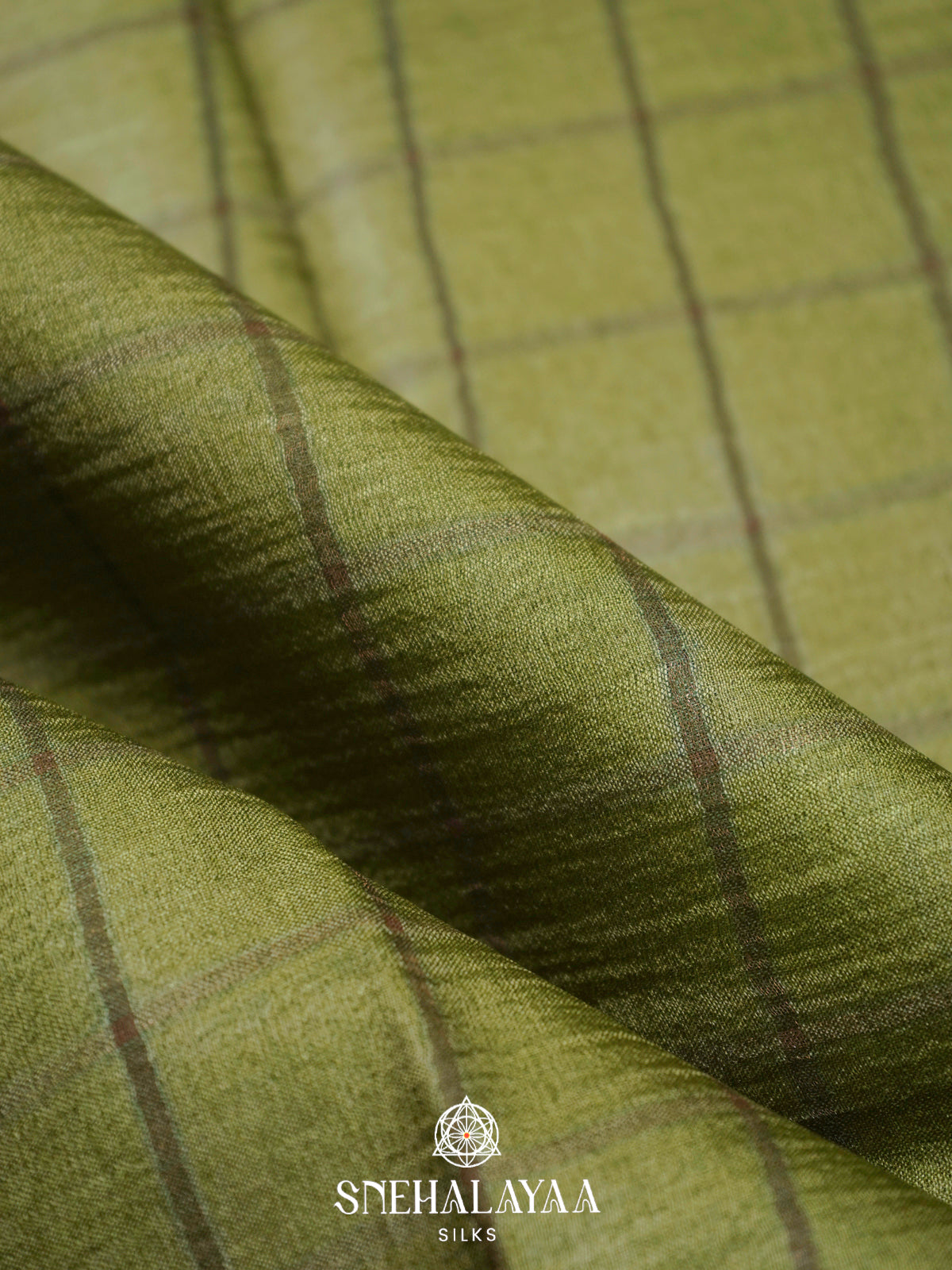 Green  Tussar Saree