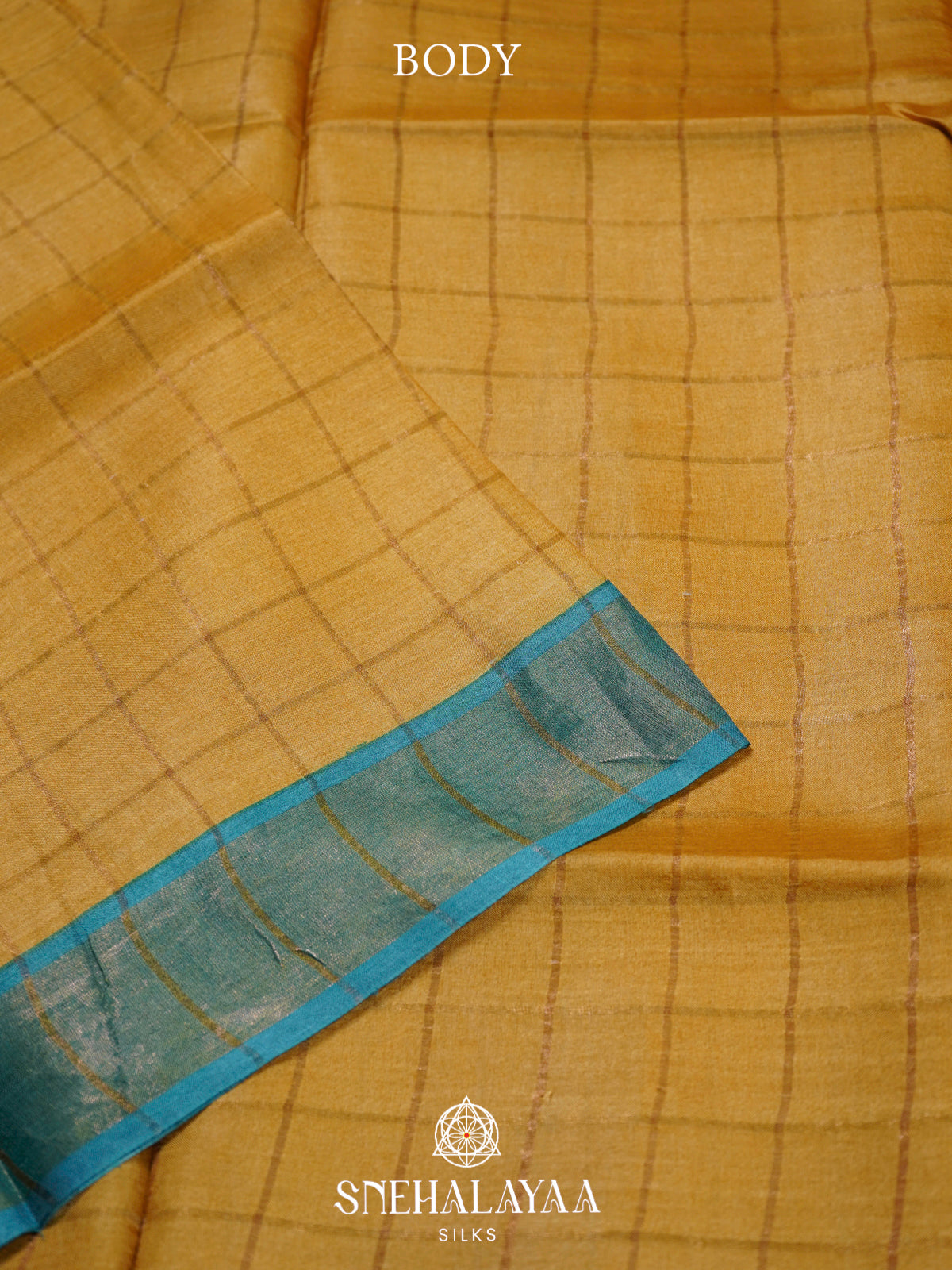 Yellow  Tussar Saree