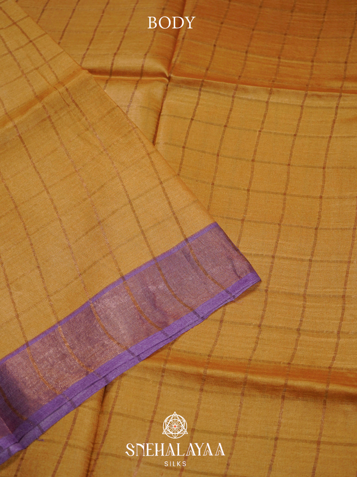 Yellow  Tussar Saree