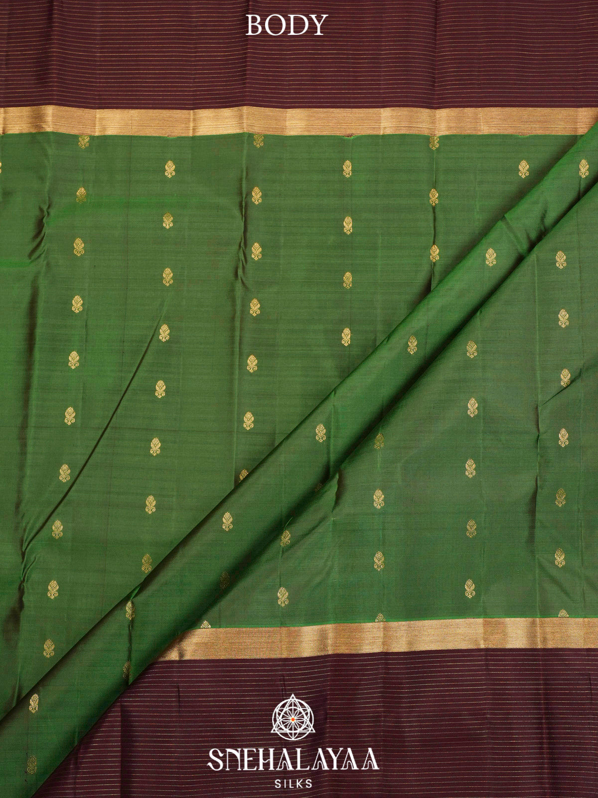 Emerald Green  Kanjivaram Silk Saree