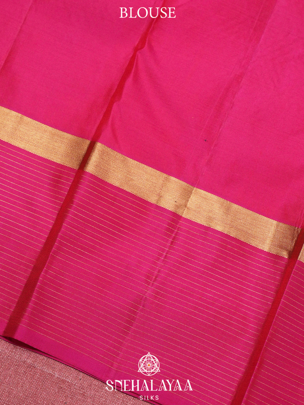 Rust Orange  Kanjivaram Silk Saree