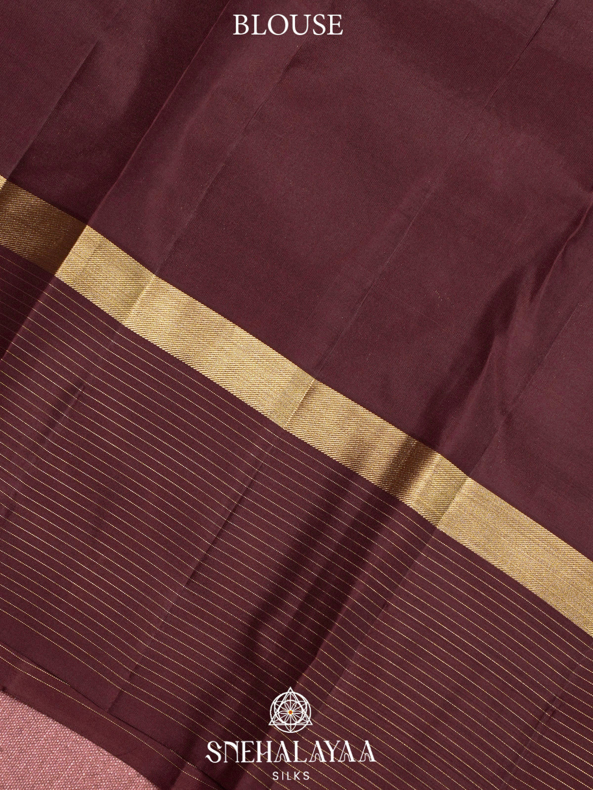 Burnt Orange  Kanjivaram Silk Saree