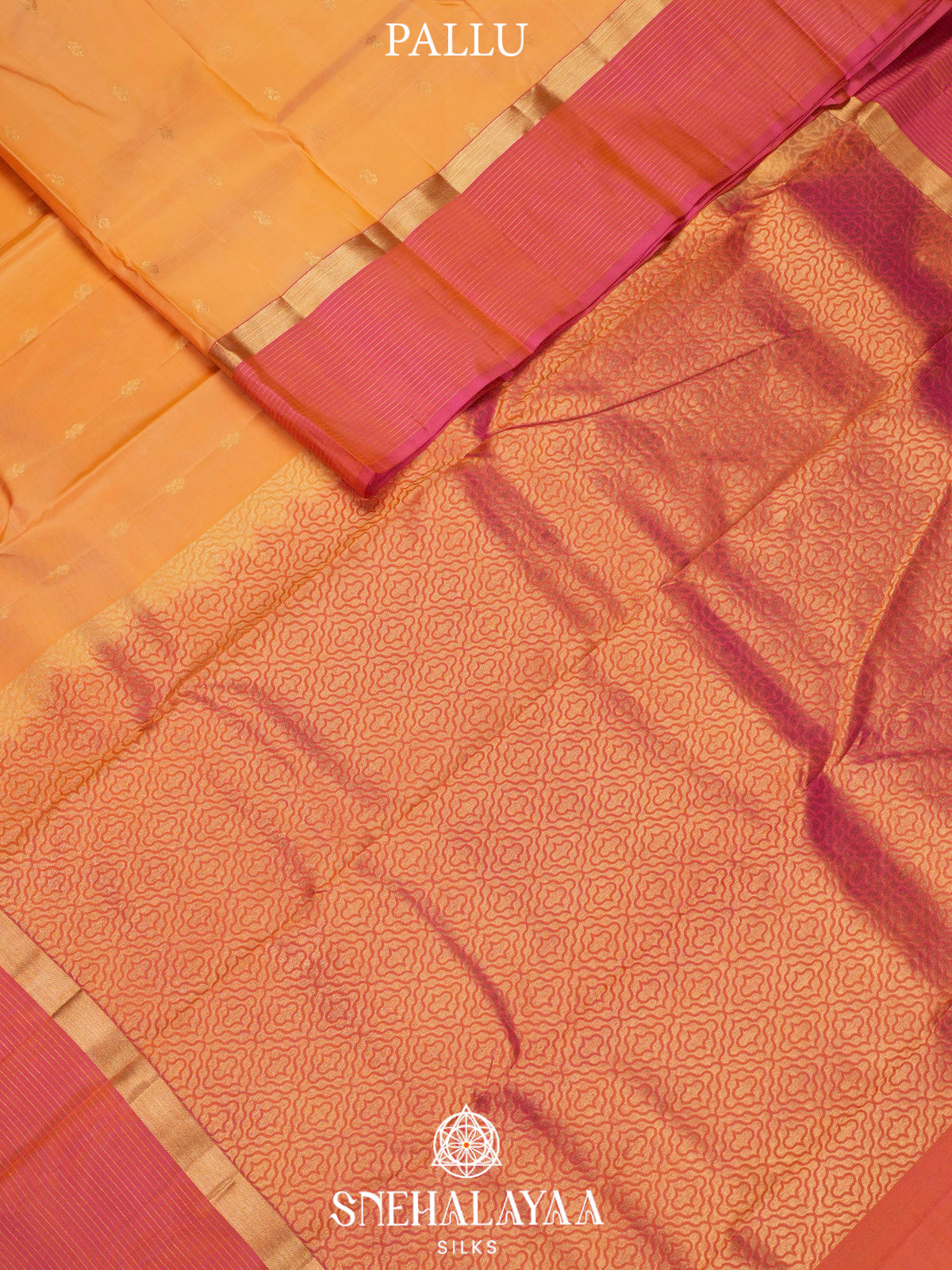 Yellow  Kanjivaram Silk Saree