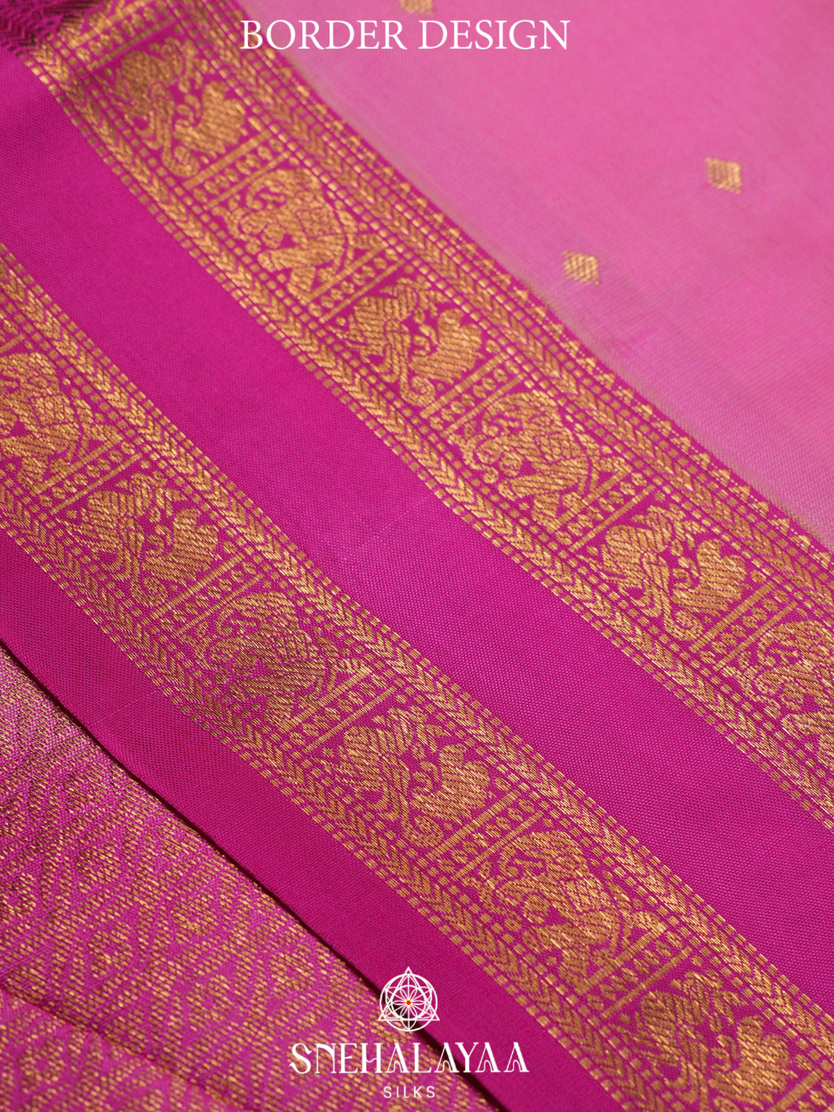 Pink  Kanjivaram Silk Saree