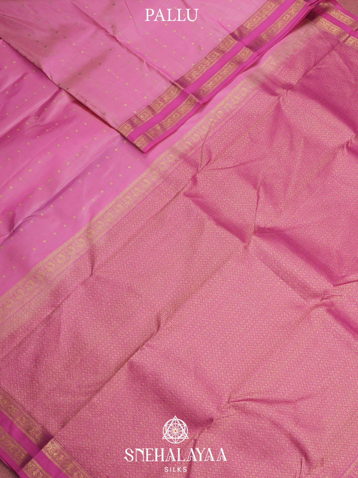 Pink  Kanjivaram Silk Saree