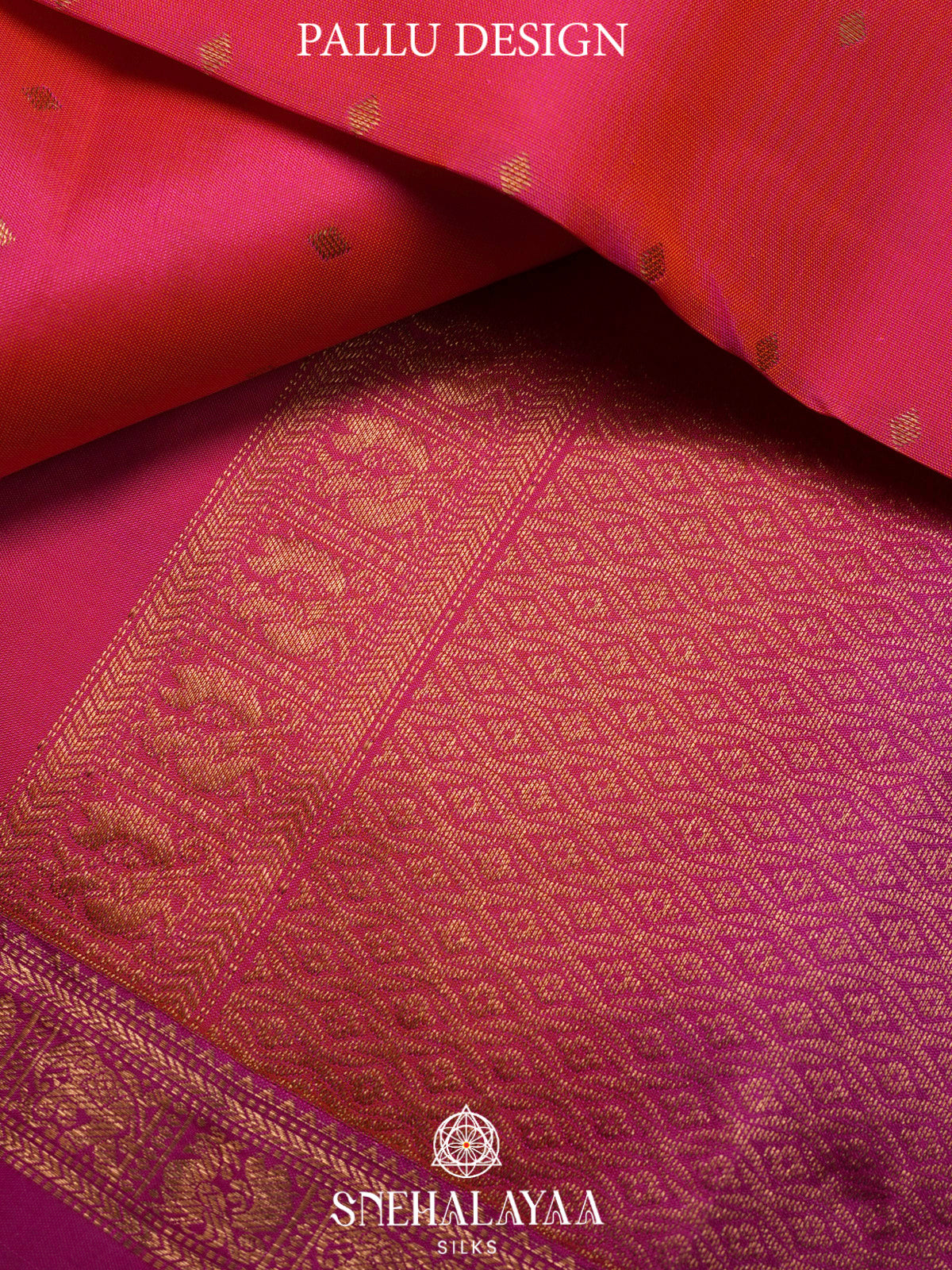 Rani Pink  Kanjivaram Silk Saree