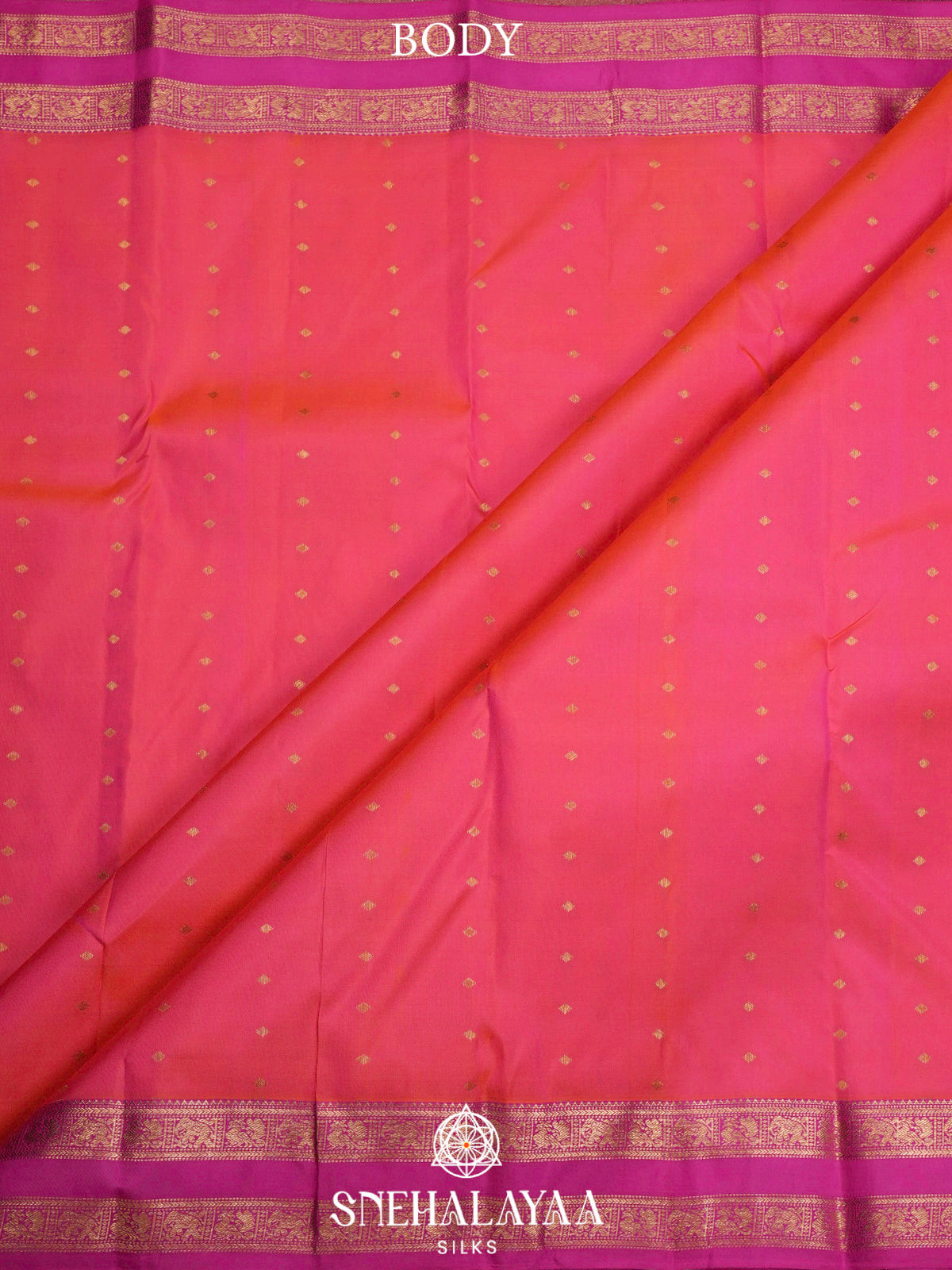 Rani Pink  Kanjivaram Silk Saree