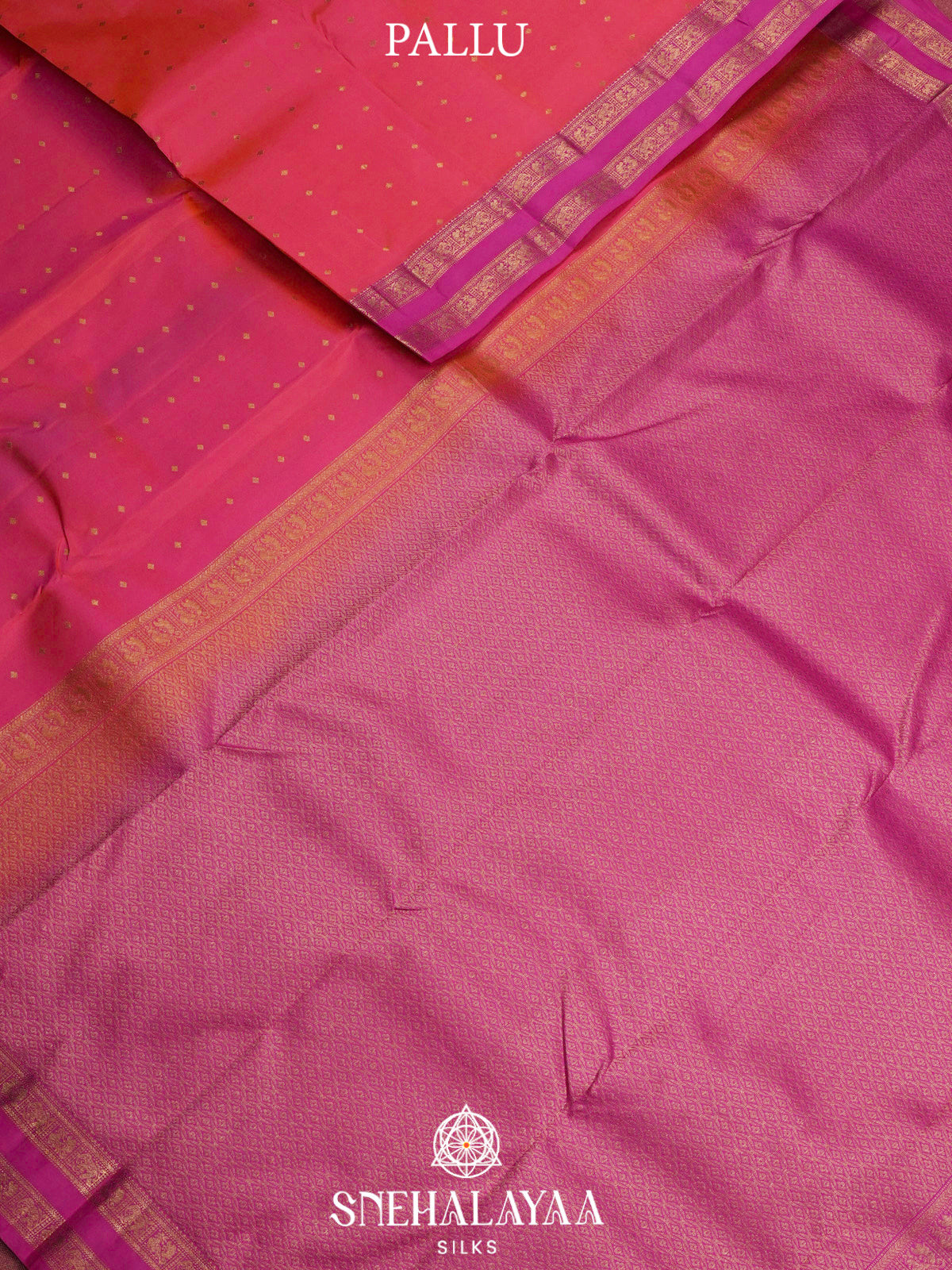 Rani Pink  Kanjivaram Silk Saree
