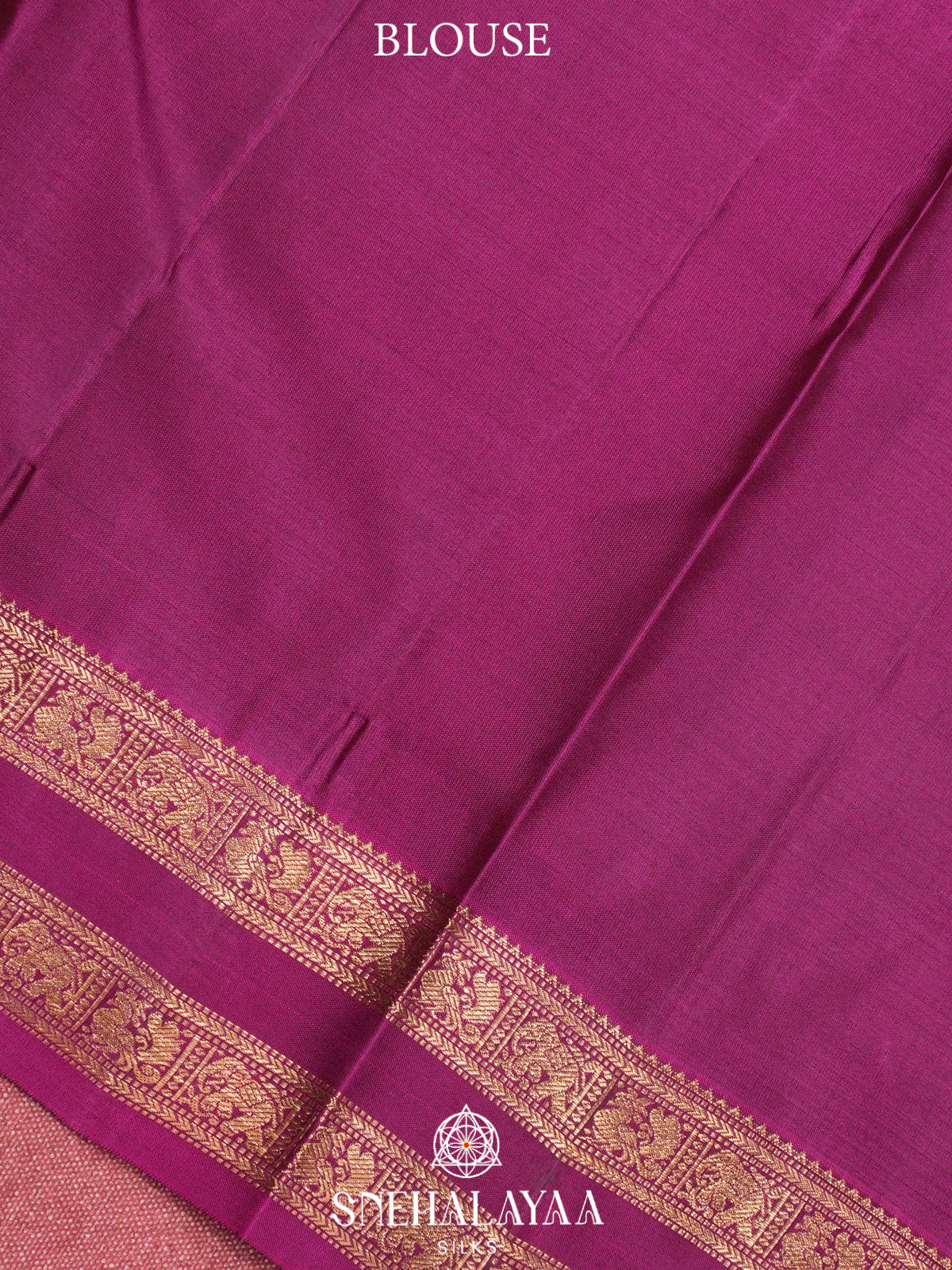 Burnt Orange  Kanjivaram Silk Saree