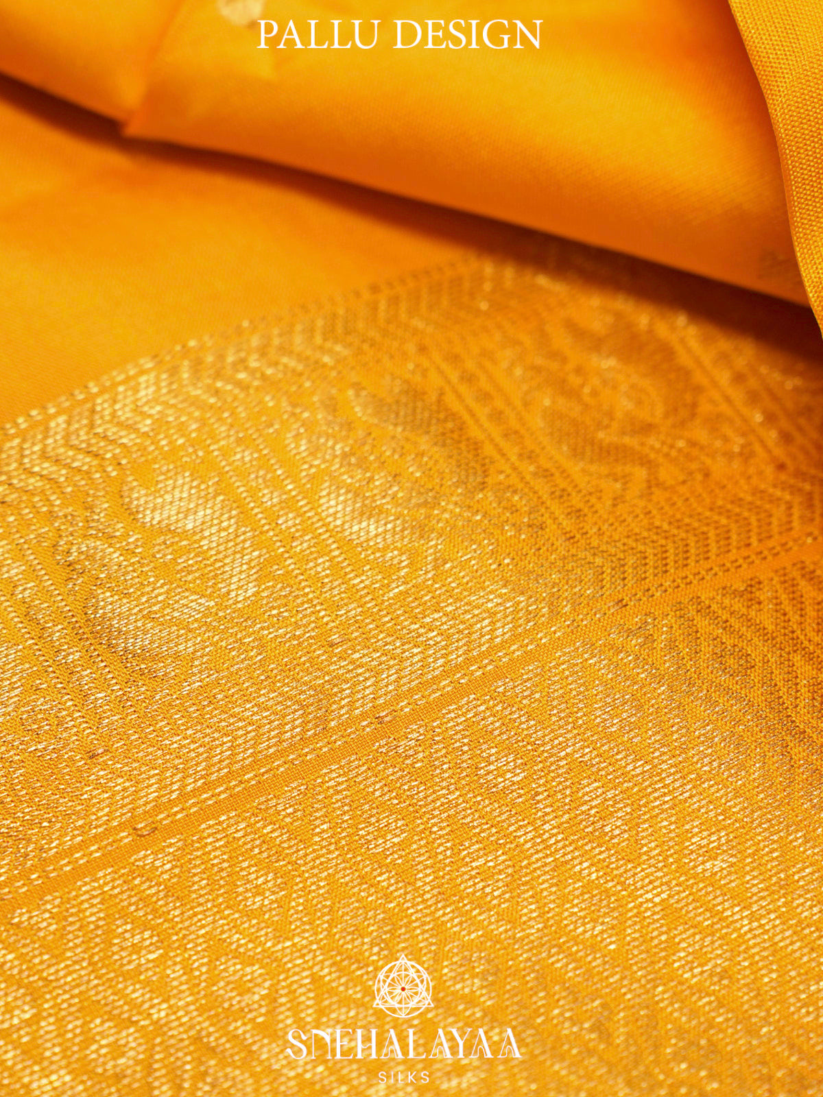 Mango Yellow  Kanjivaram Silk Saree