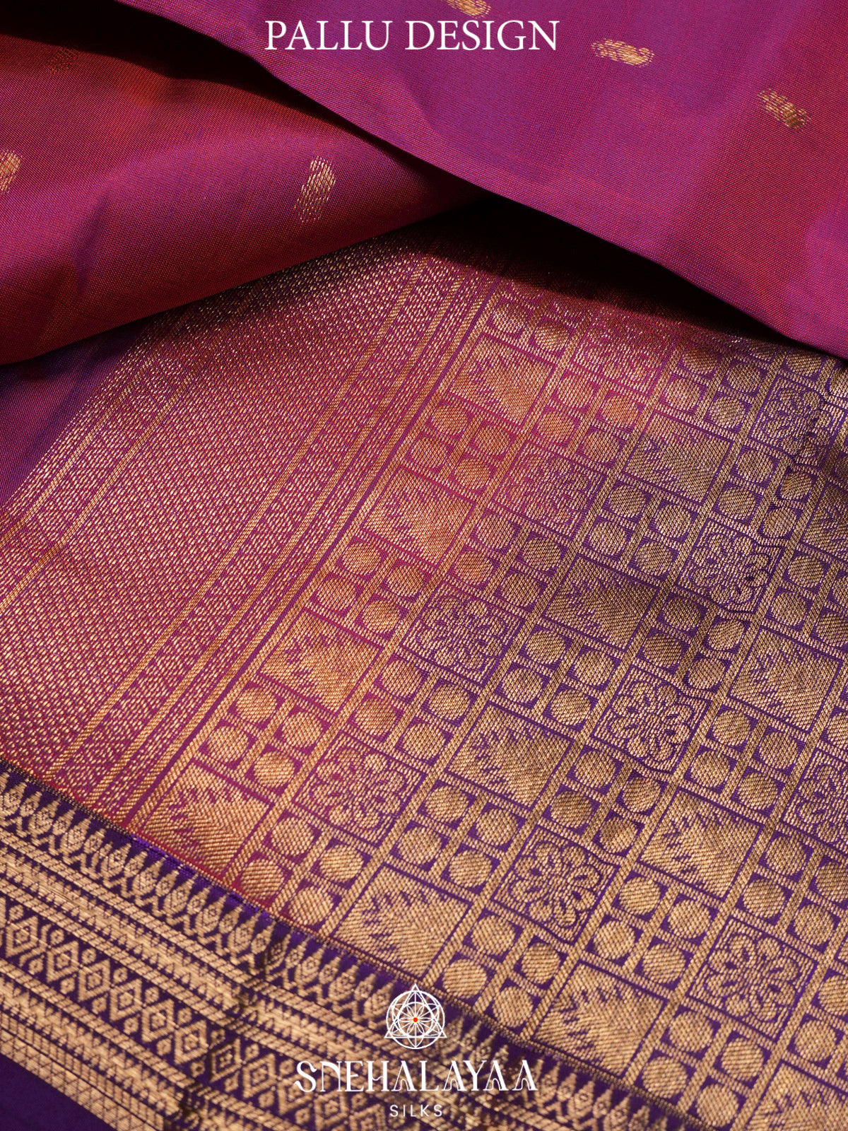Magenta  Kanjivaram Silk Saree