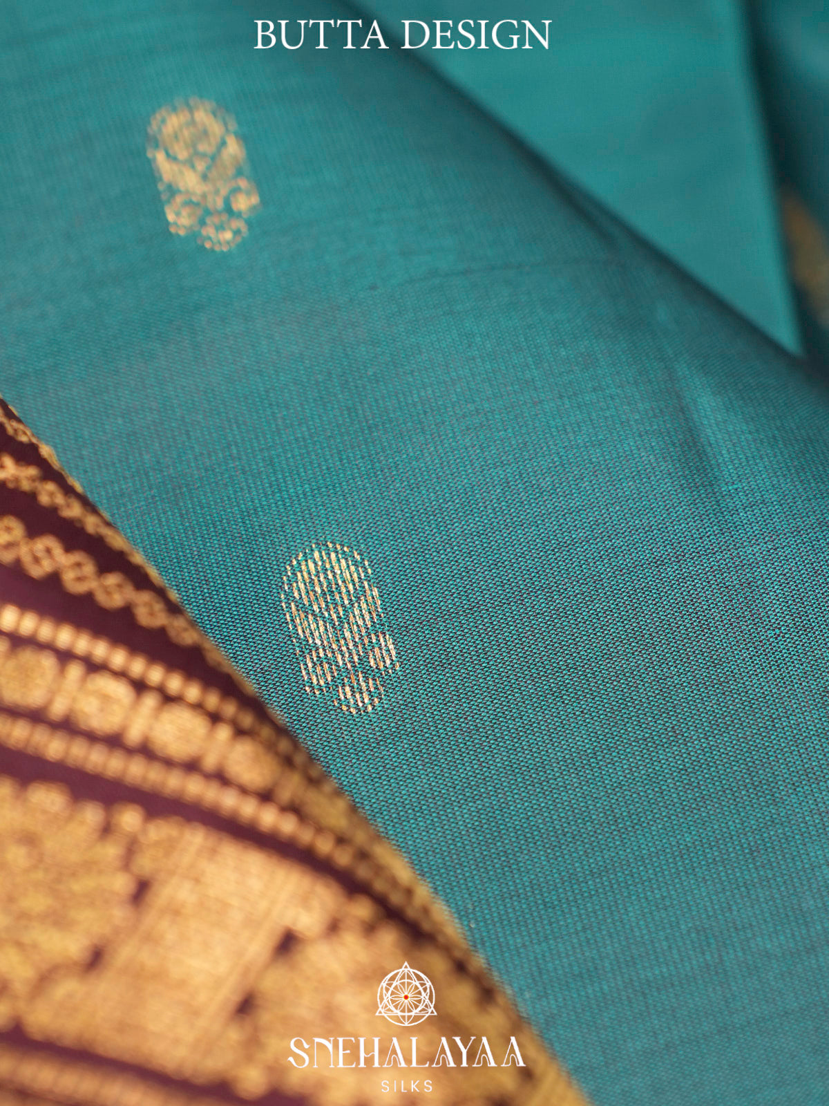 Teal Green  Kanjivaram Silk Saree