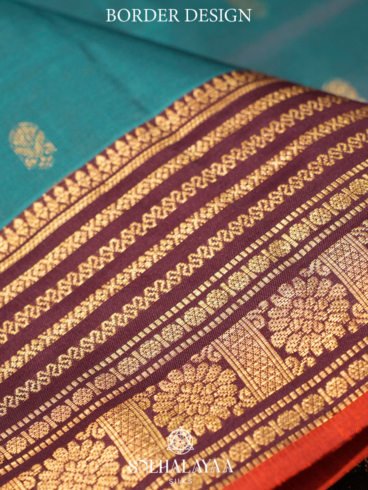 Teal Green  Kanjivaram Silk Saree