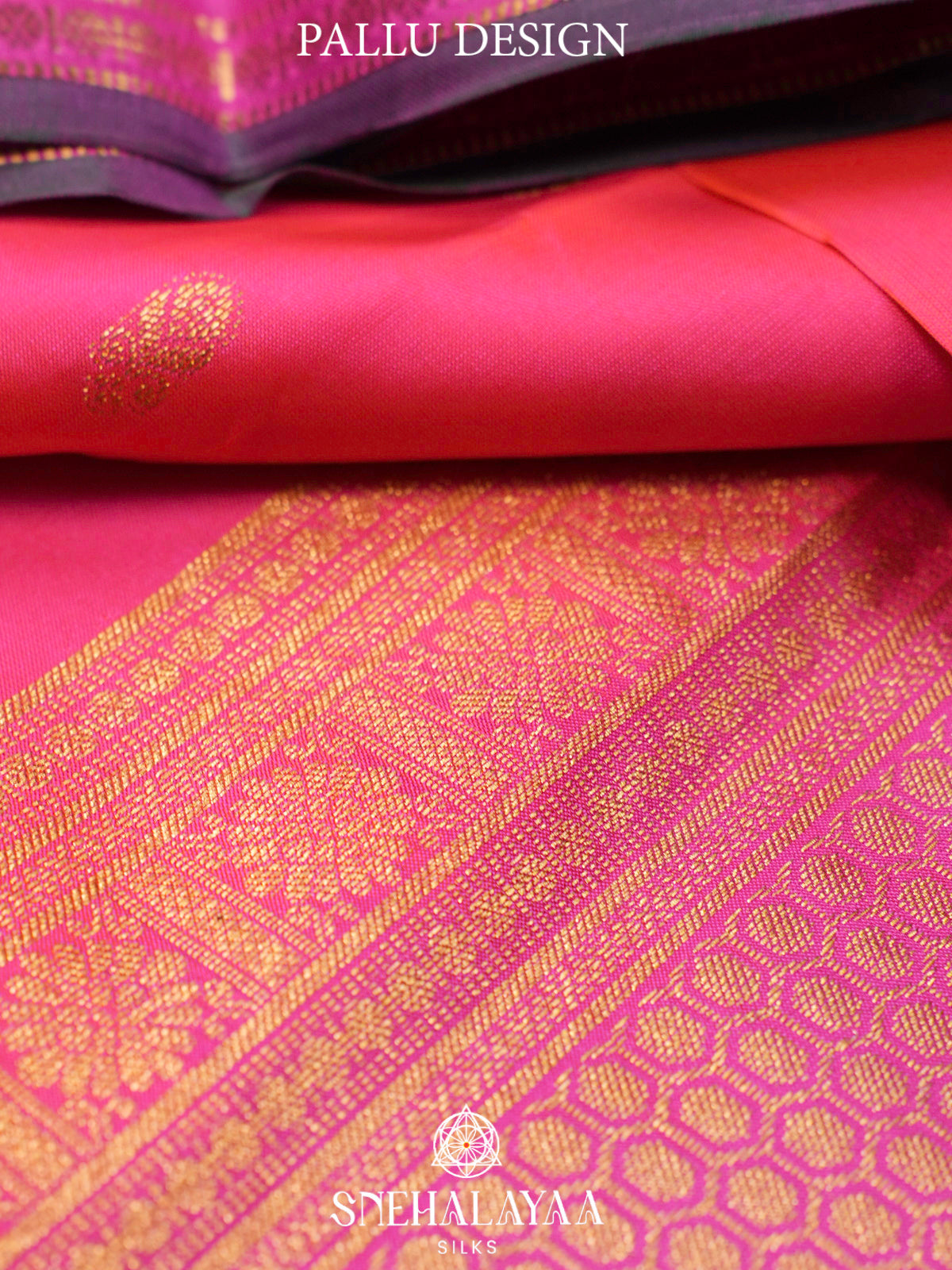Pink  Kanjivaram Silk Saree