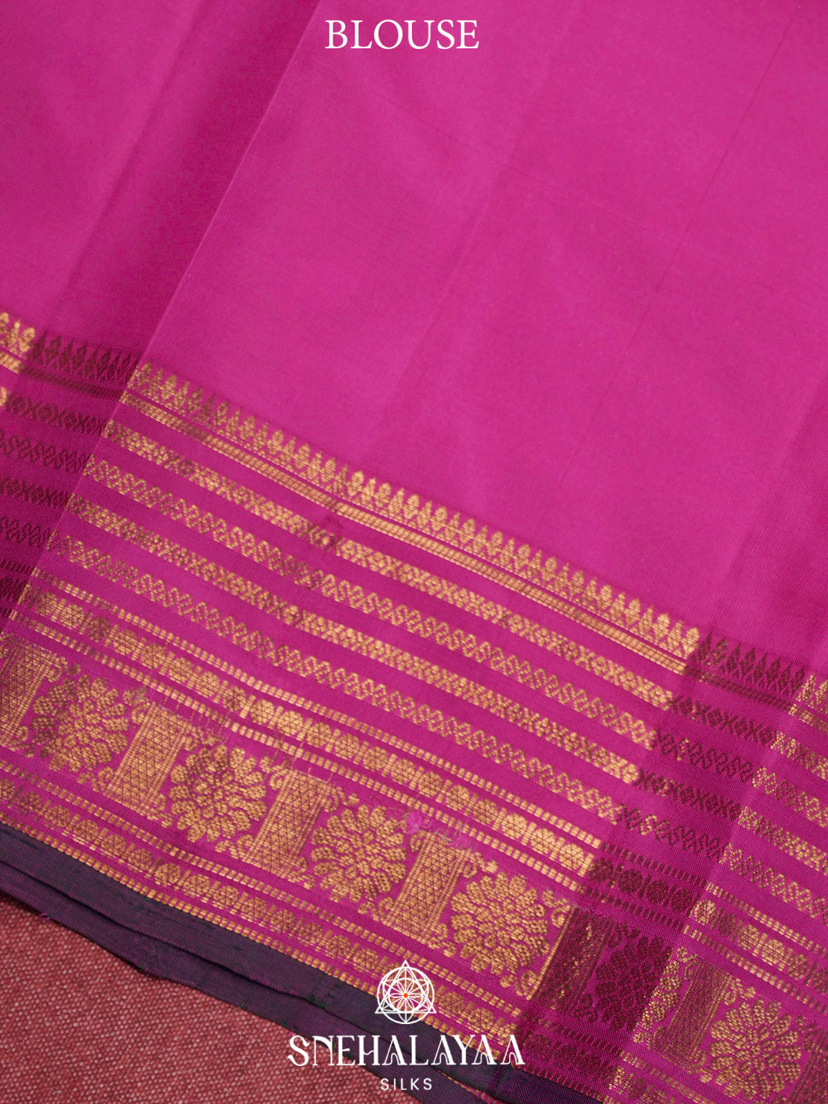 Pink  Kanjivaram Silk Saree