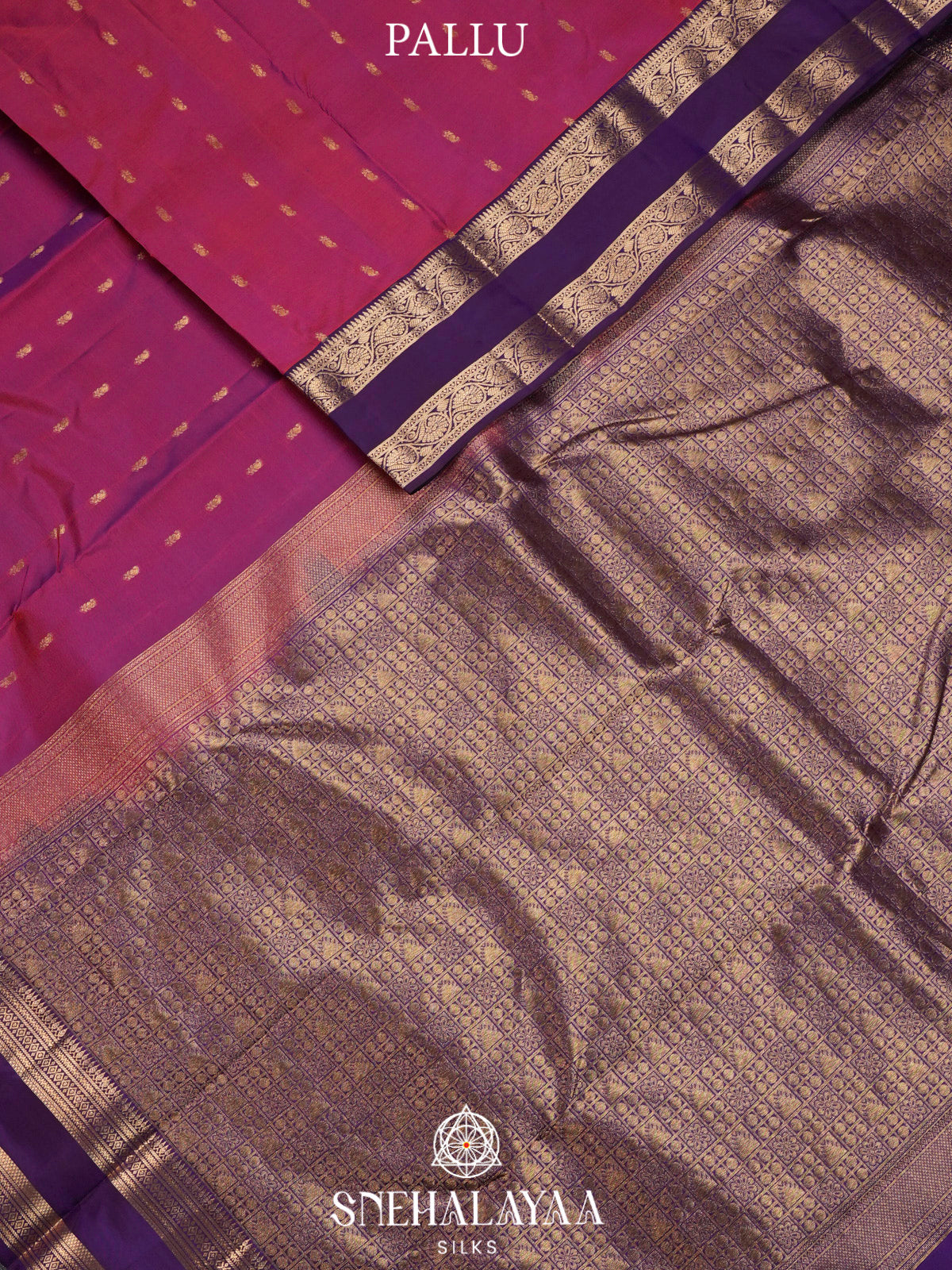 Magenta  Kanjivaram Silk Saree