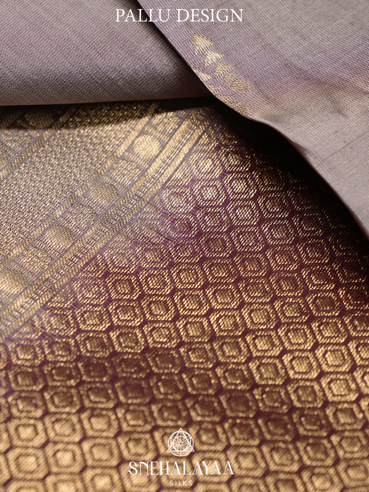 Grey  Kanjivaram Silk Saree
