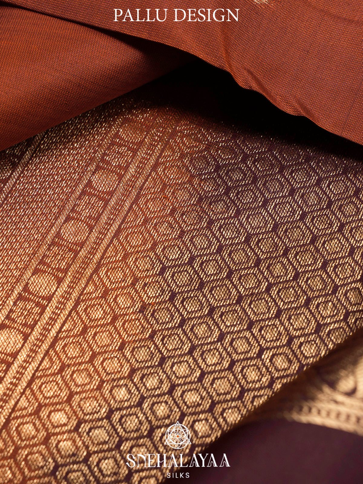Brown  Kanjivaram Silk Saree