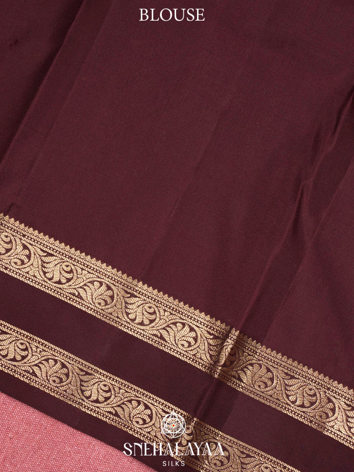 Brown  Kanjivaram Silk Saree