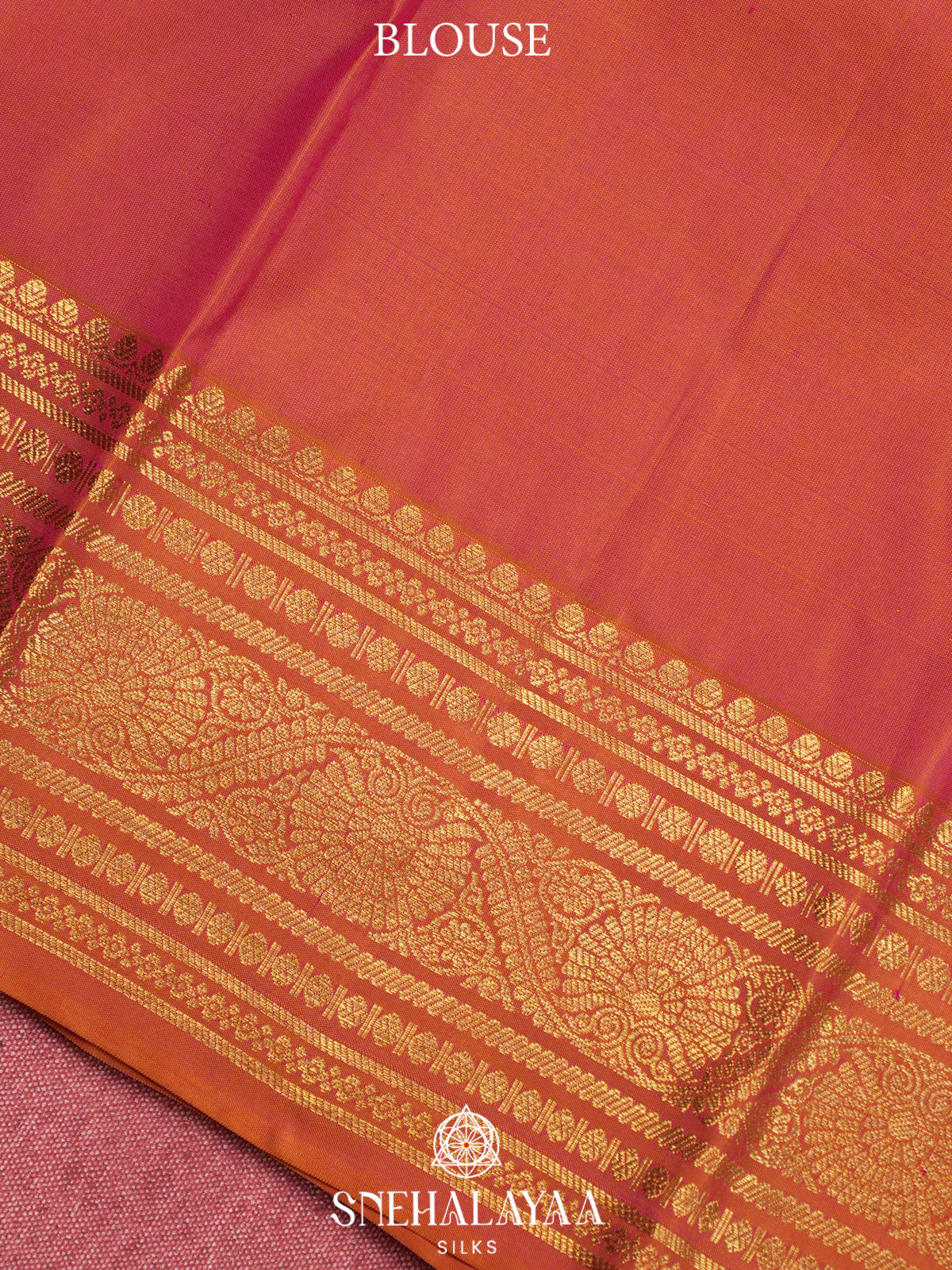 Violet  Kanjivaram Silk Saree