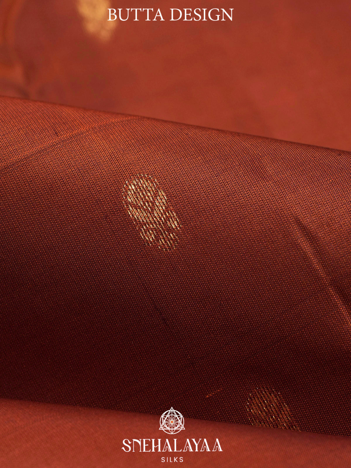 Burnt Orange  Kanjivaram Silk Saree