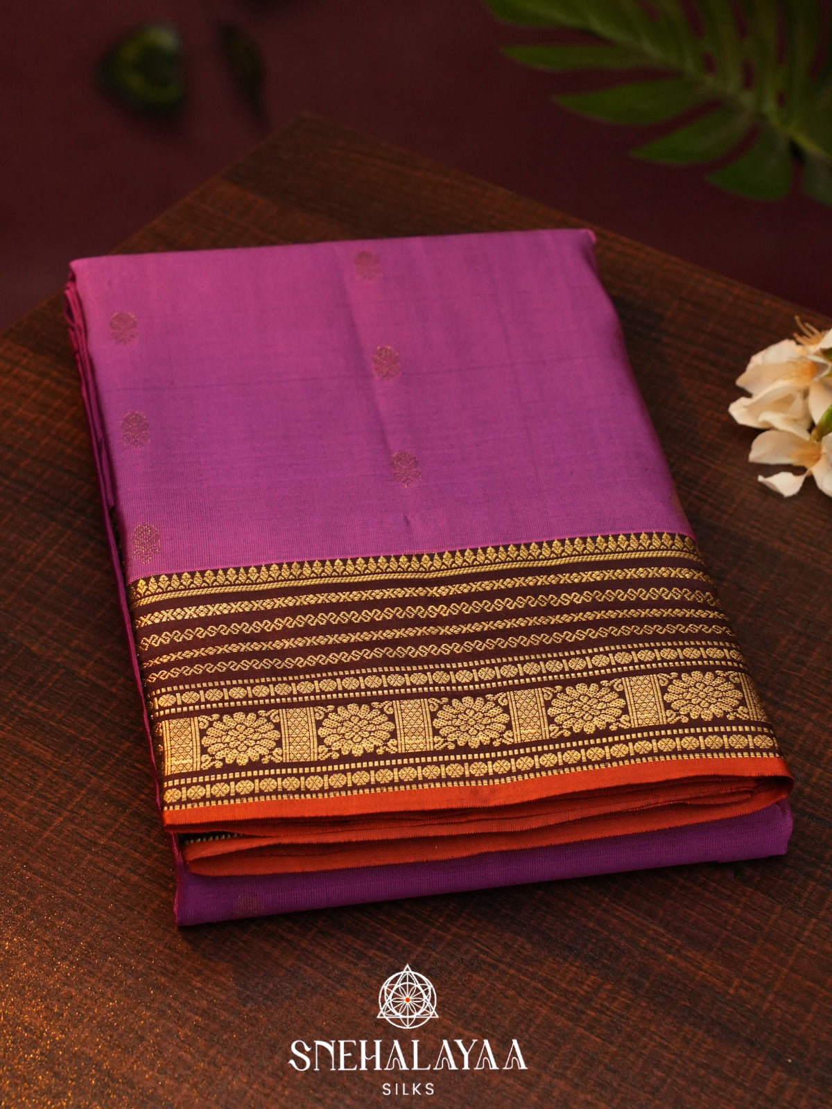 Pink  Kanjivaram Silk Saree
