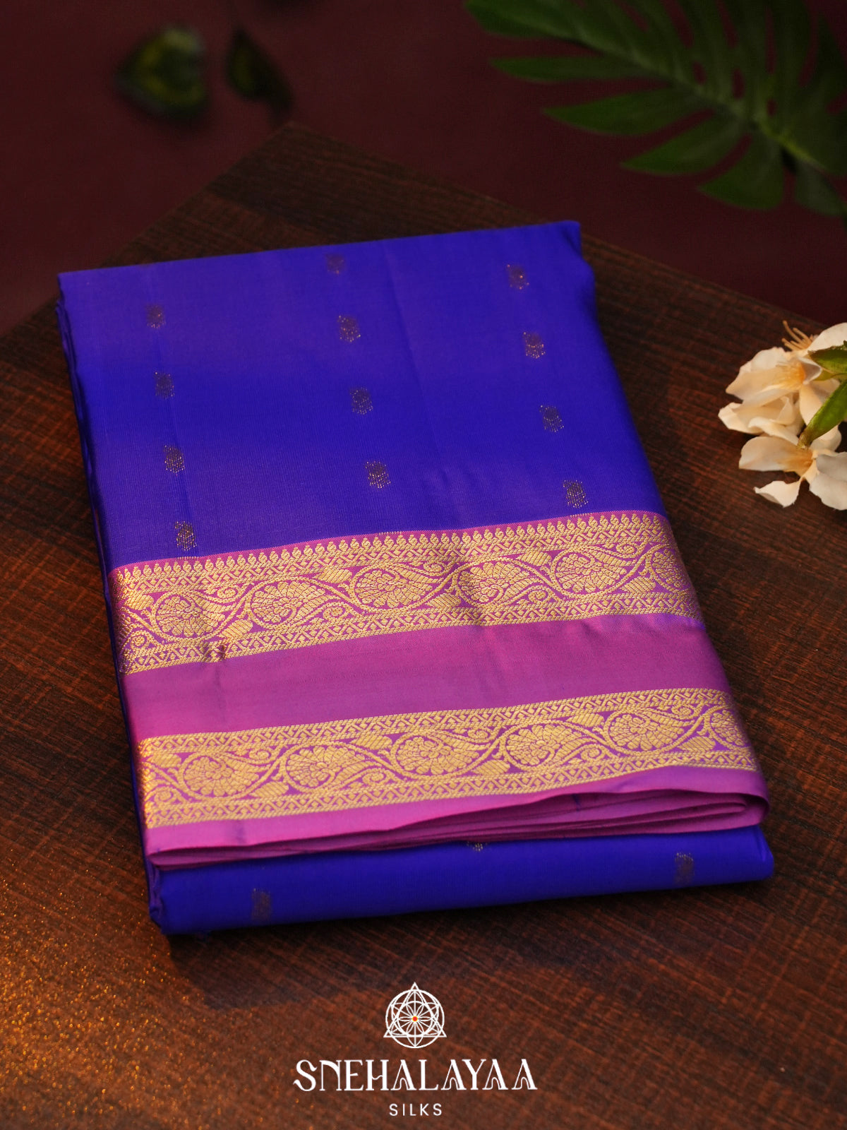 Royal Blue  Kanjivaram Silk Saree