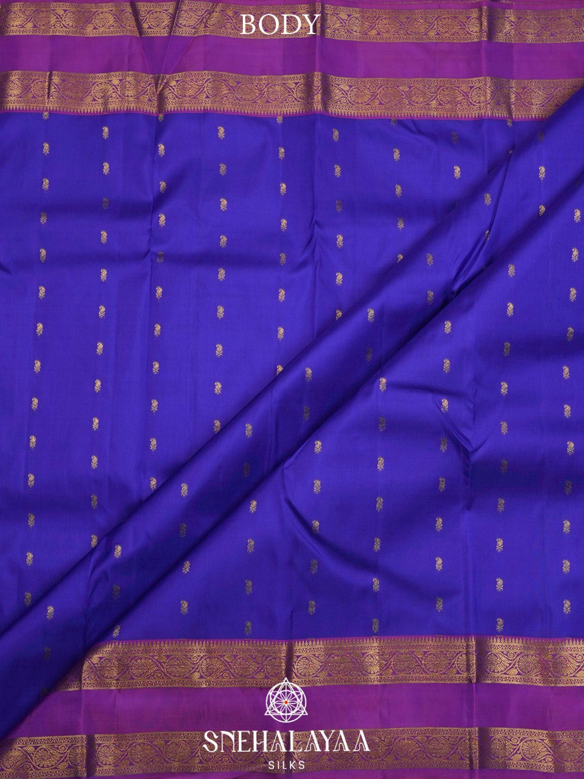 Royal Blue  Kanjivaram Silk Saree