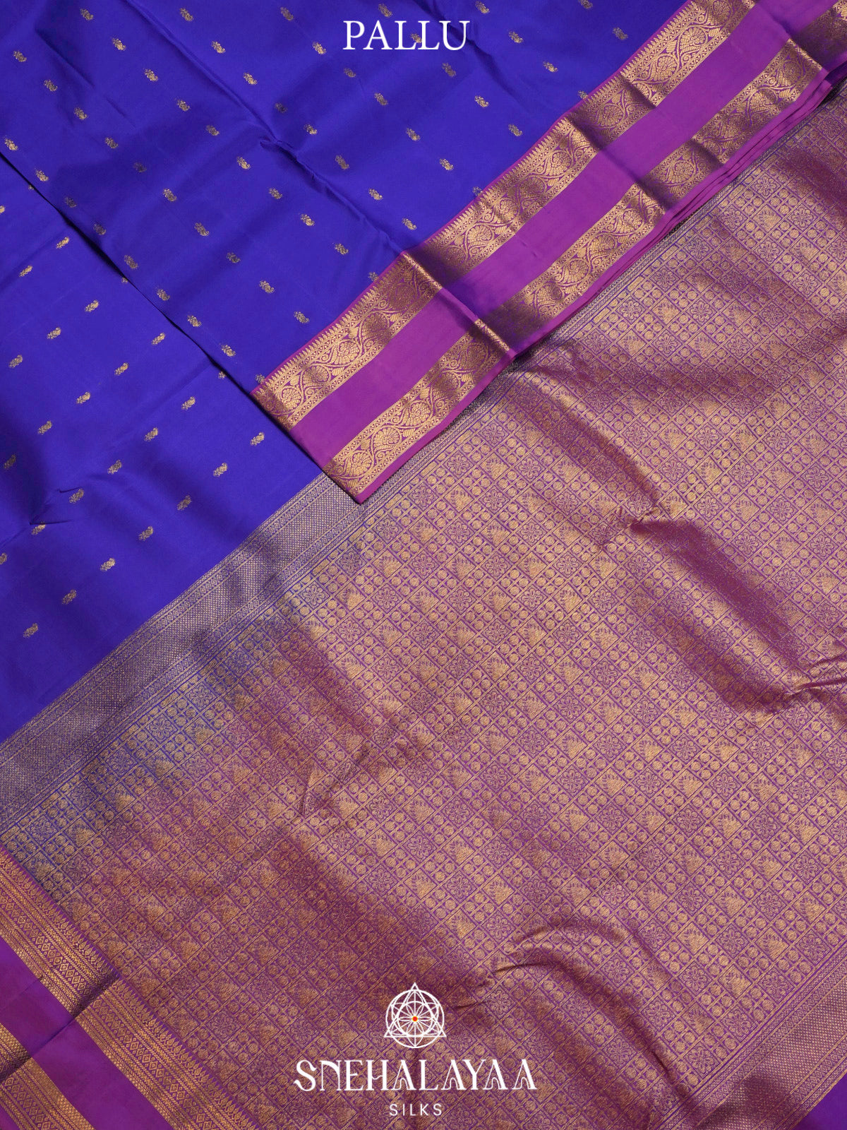 Royal Blue  Kanjivaram Silk Saree