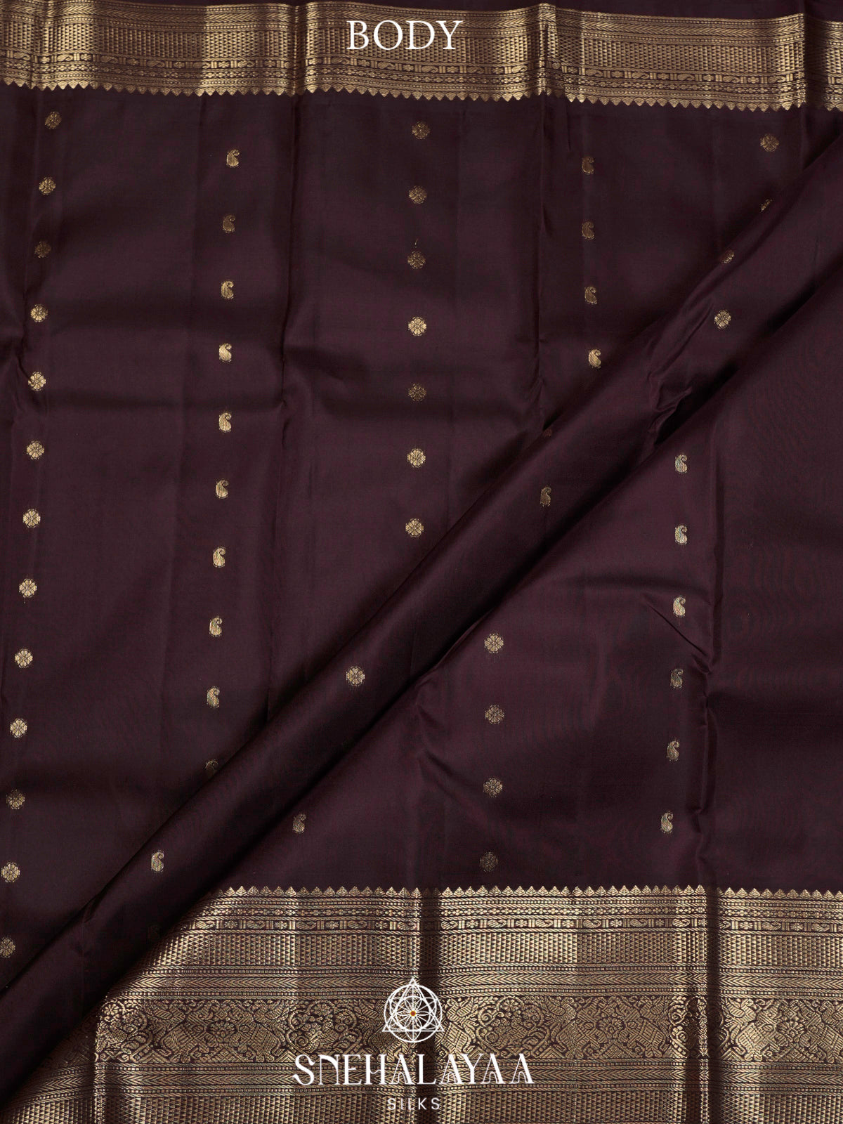 Coffee Brown  Kanjivaram Silk Saree