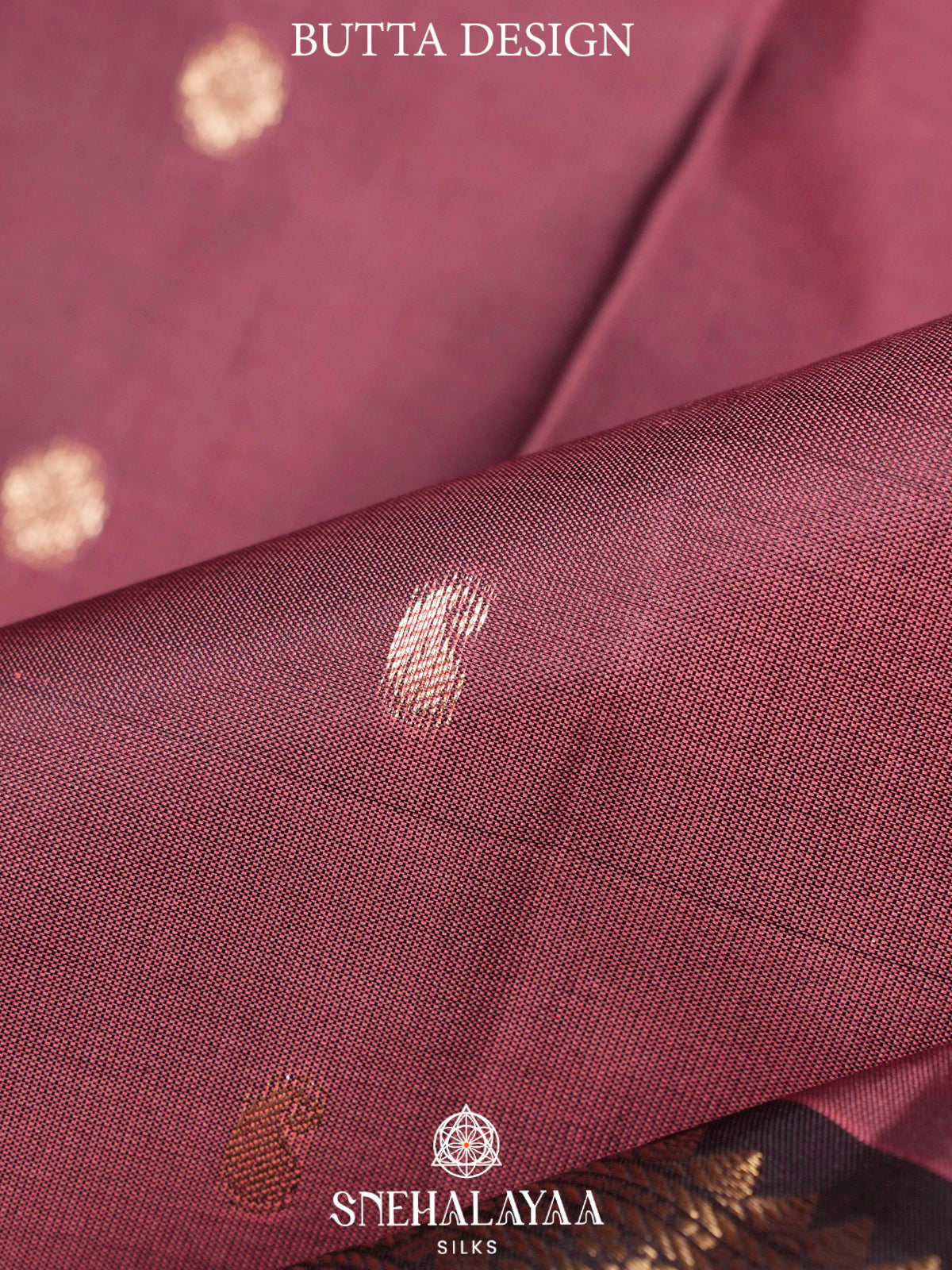 Mauve Pink  Kanjivaram Silk Saree