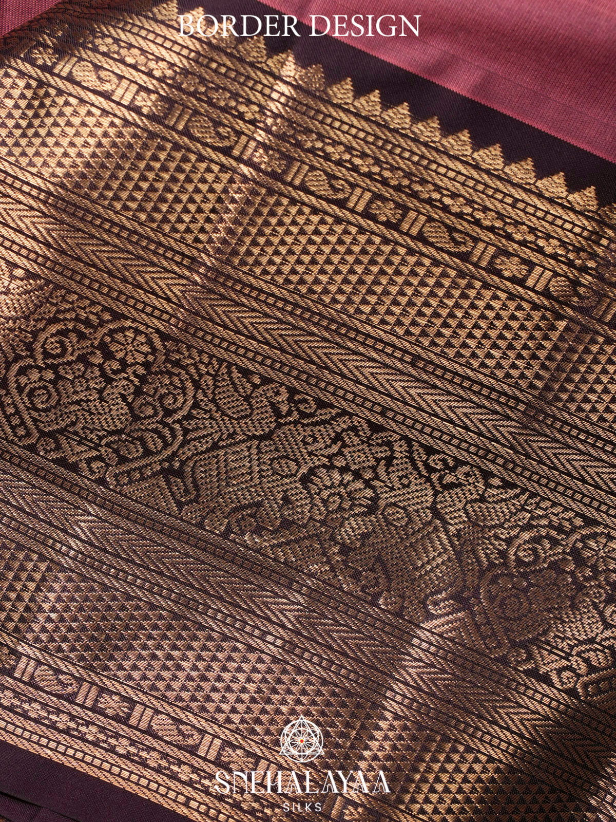 Mauve Pink  Kanjivaram Silk Saree