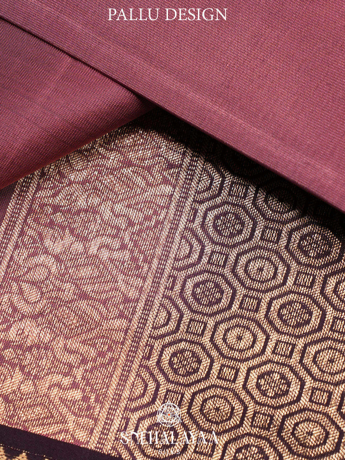 Mauve Pink  Kanjivaram Silk Saree