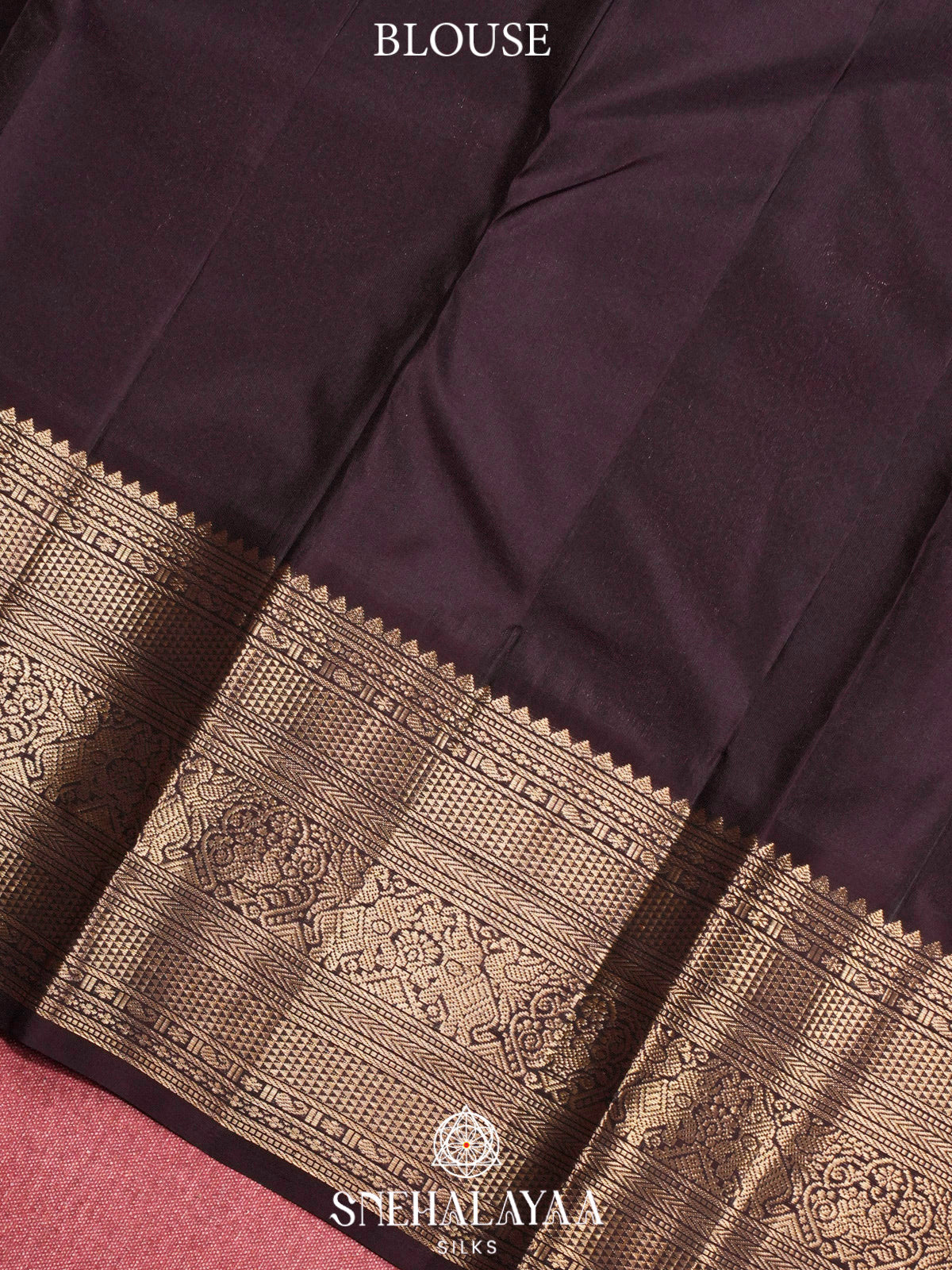 Mauve Pink  Kanjivaram Silk Saree