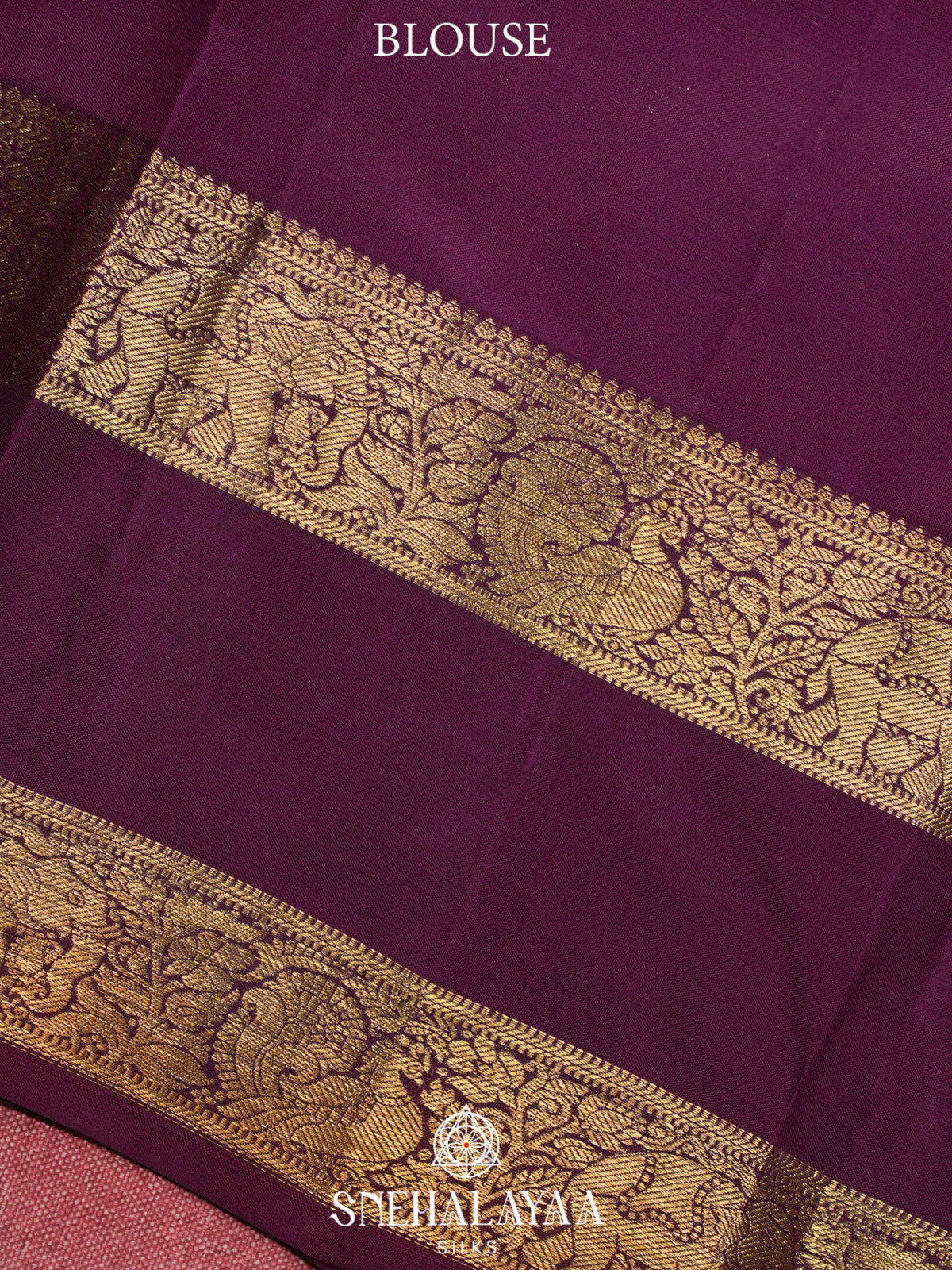 Honey Gold  Kanjivaram Silk Saree