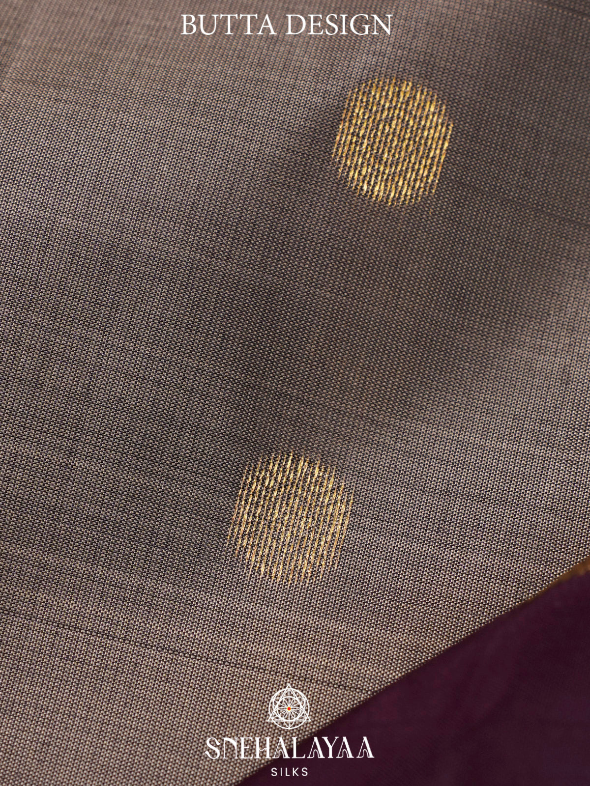 Grey  Kanjivaram Silk Saree
