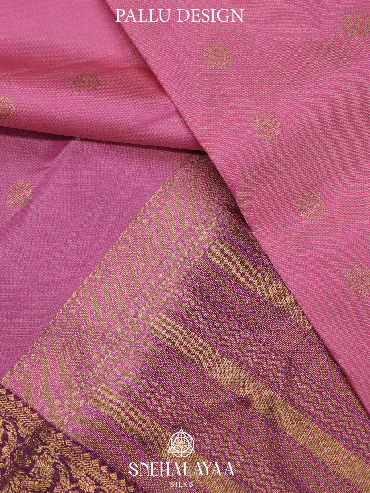 Pink  Kanjivaram Silk Saree
