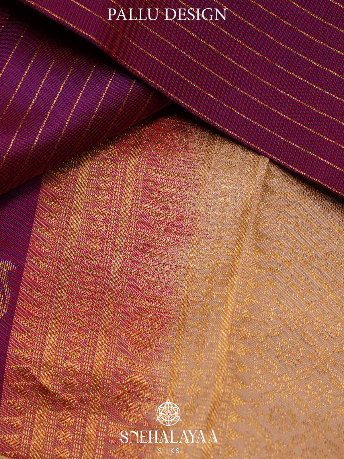 Magenta  Kanjivaram Silk Saree