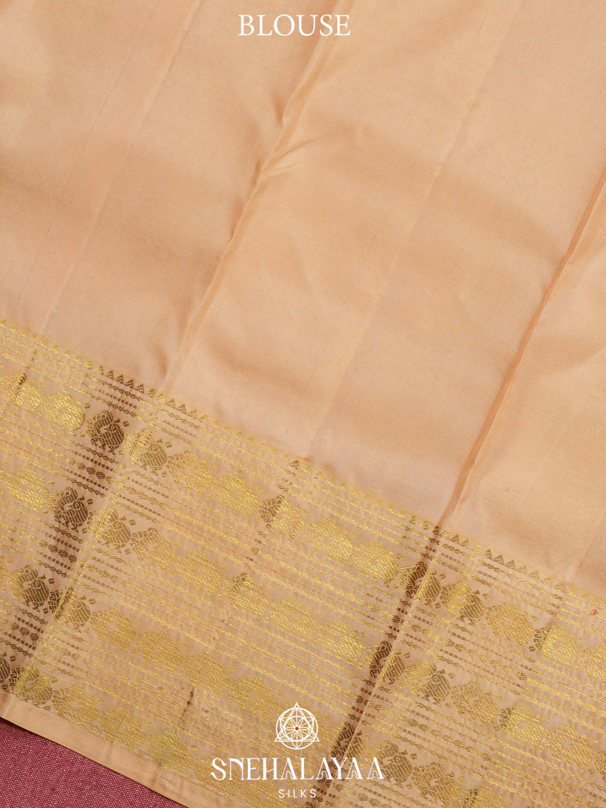 Magenta  Kanjivaram Silk Saree