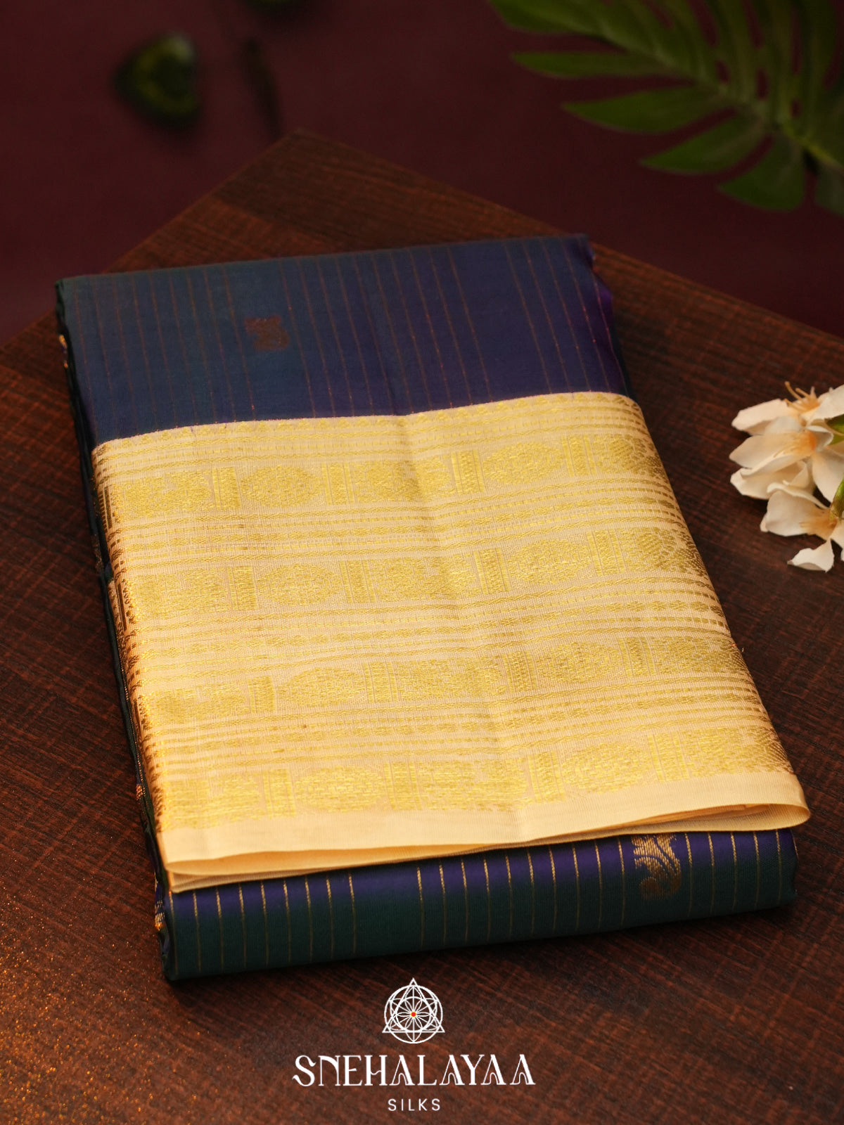 Purple  Kanjivaram Silk Saree