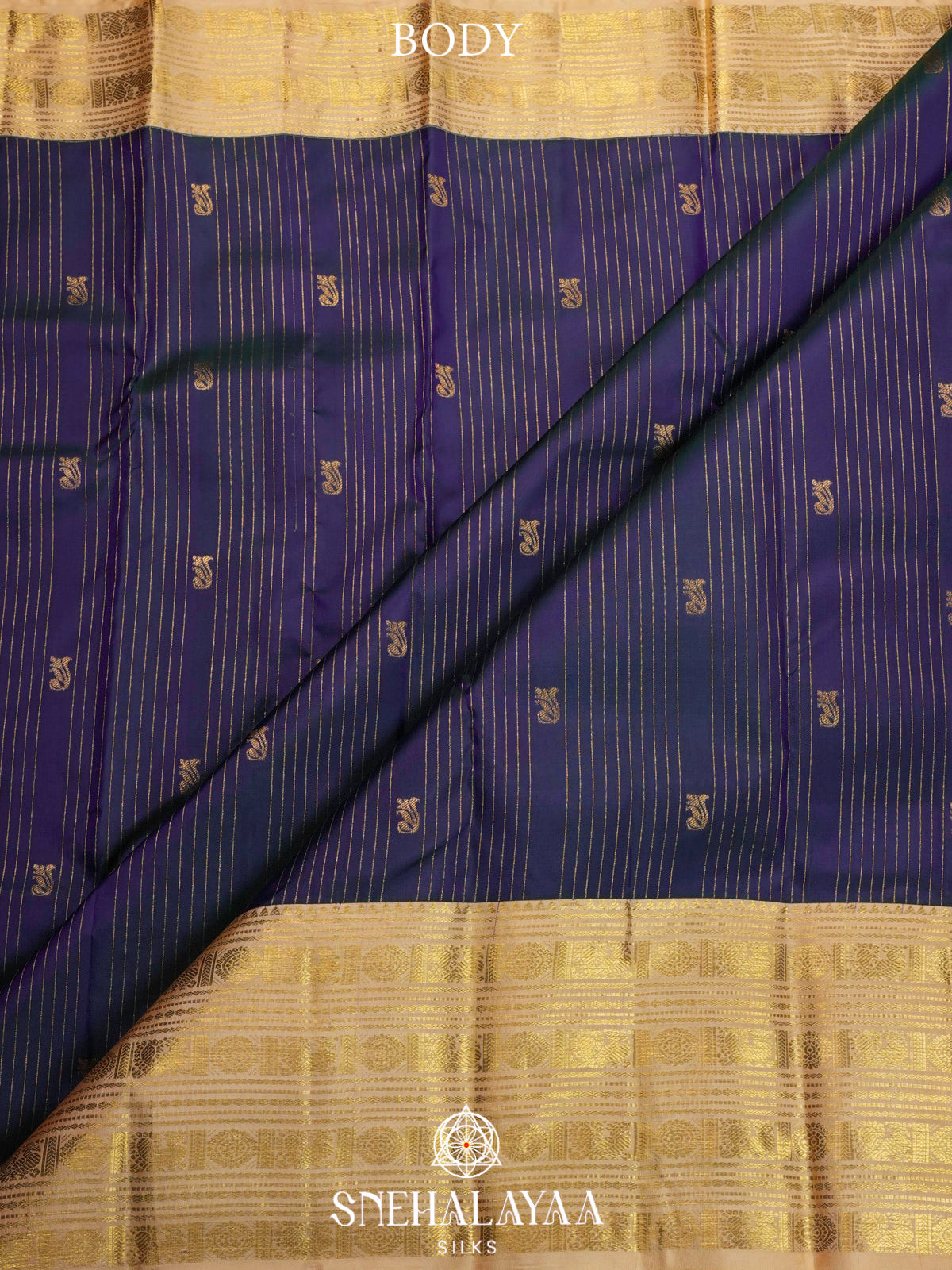 Purple  Kanjivaram Silk Saree