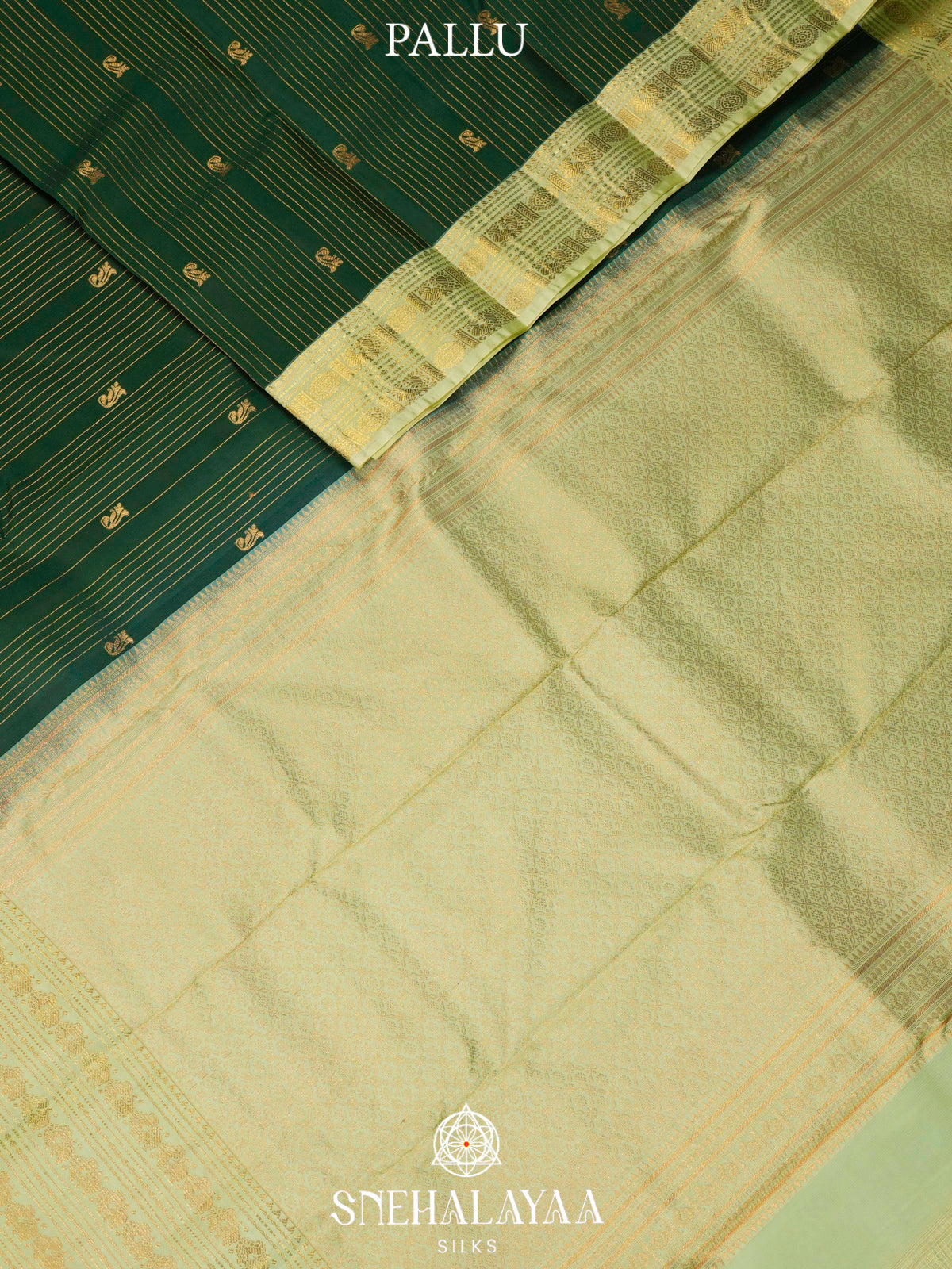 Forest Green  Kanjivaram Silk Saree