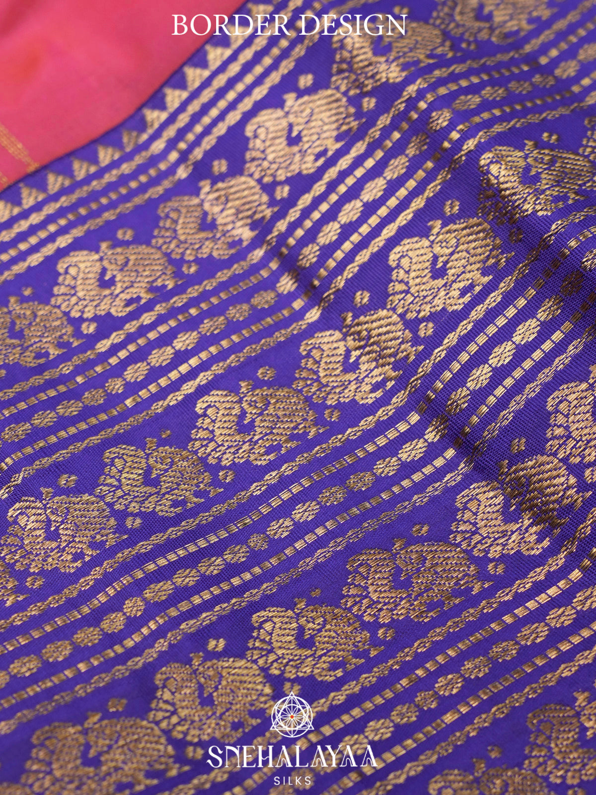 Pink  Kanjivaram Silk Saree