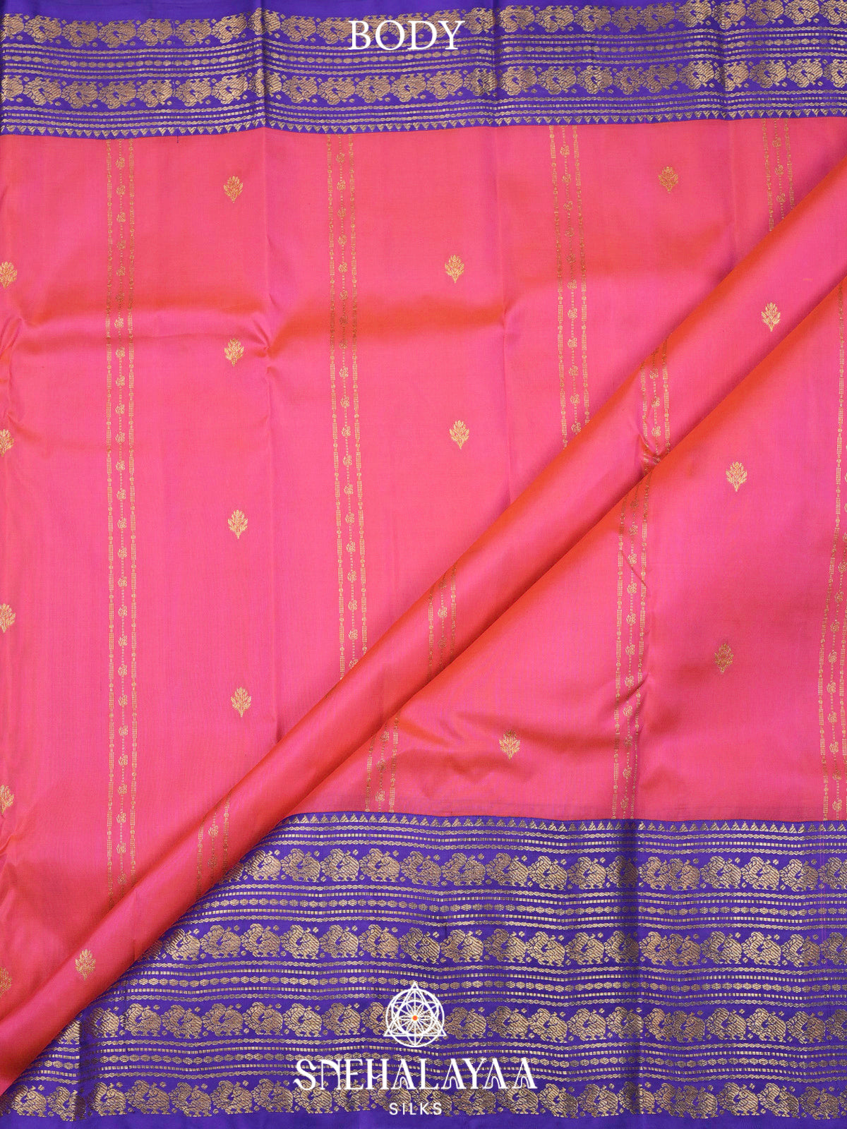 Pink  Kanjivaram Silk Saree