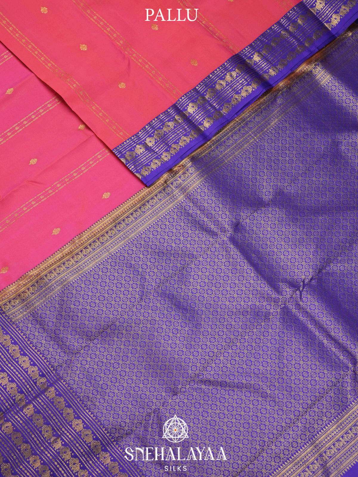 Pink  Kanjivaram Silk Saree