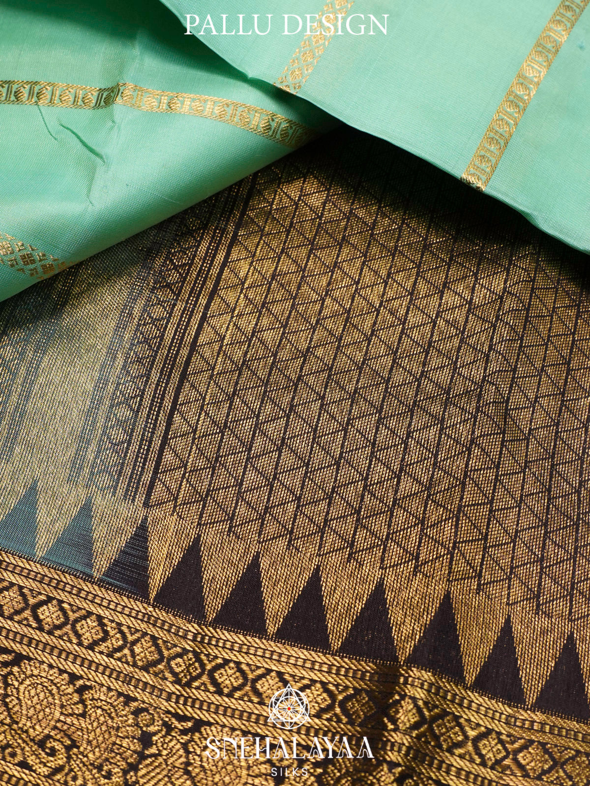 Mint Green  Kanjivaram Silk Saree