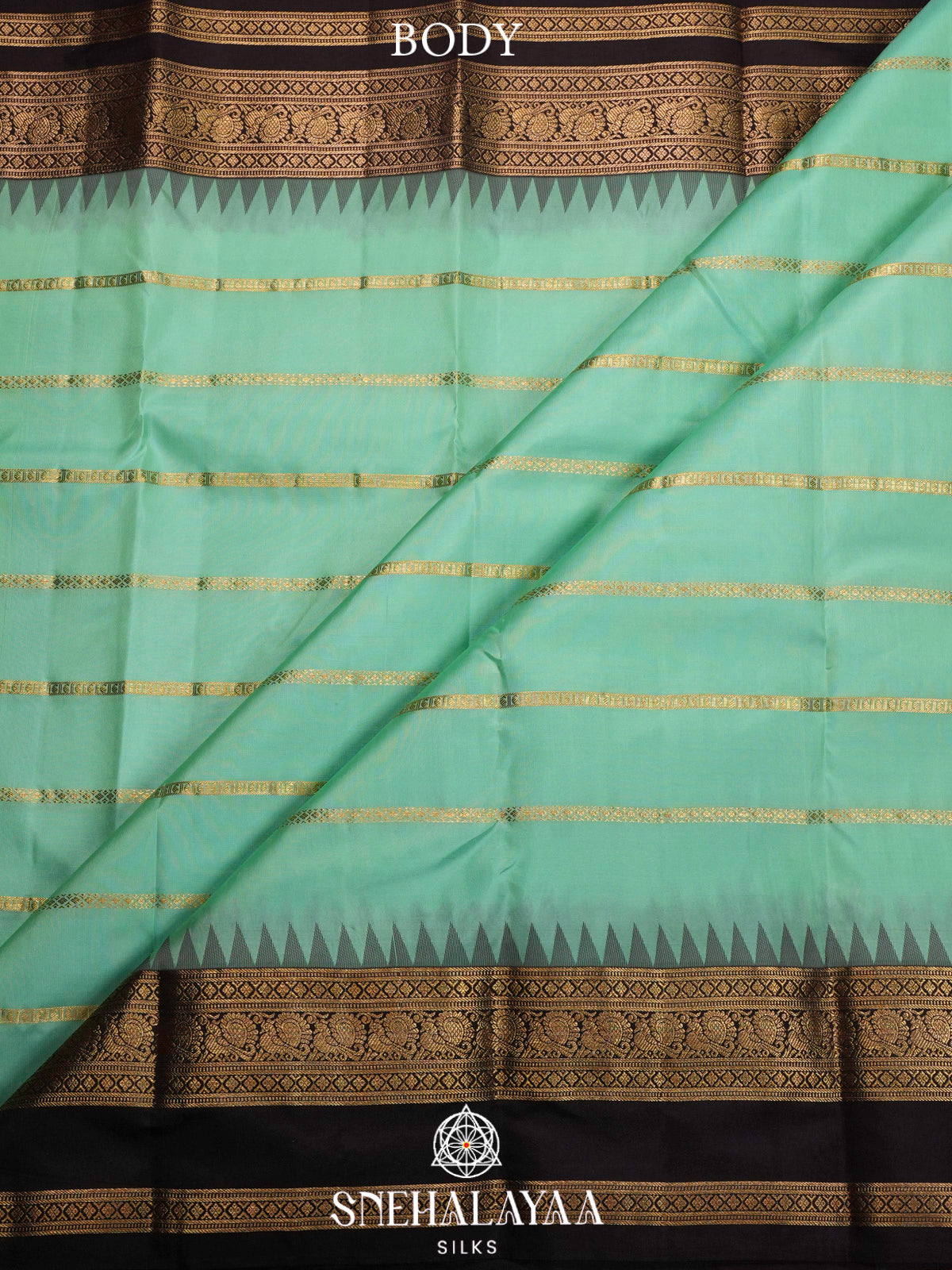 Mint Green  Kanjivaram Silk Saree